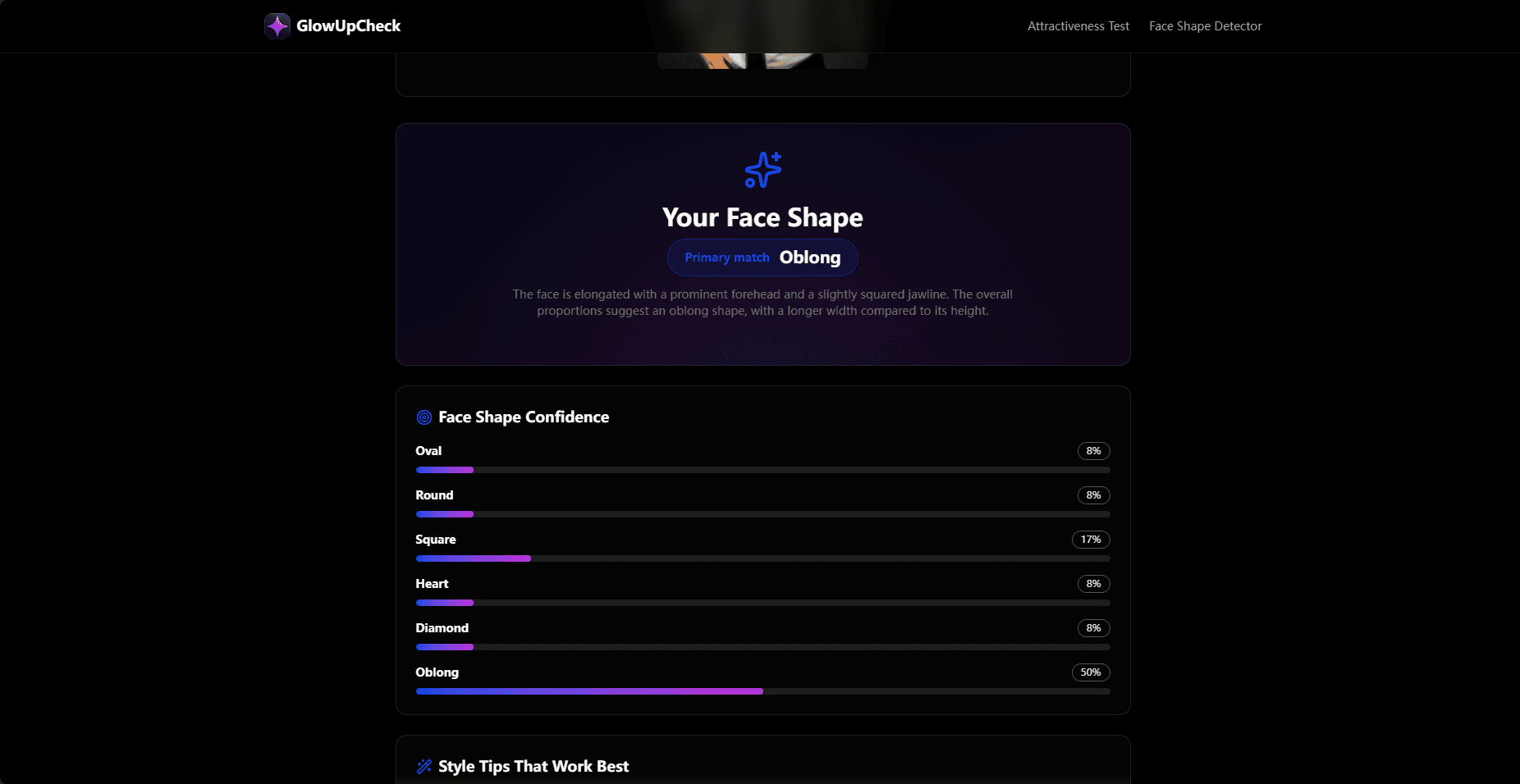 Face Shape Detector screenshot 2