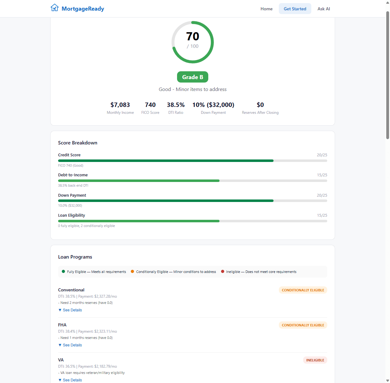 MortgageReady screenshot 1