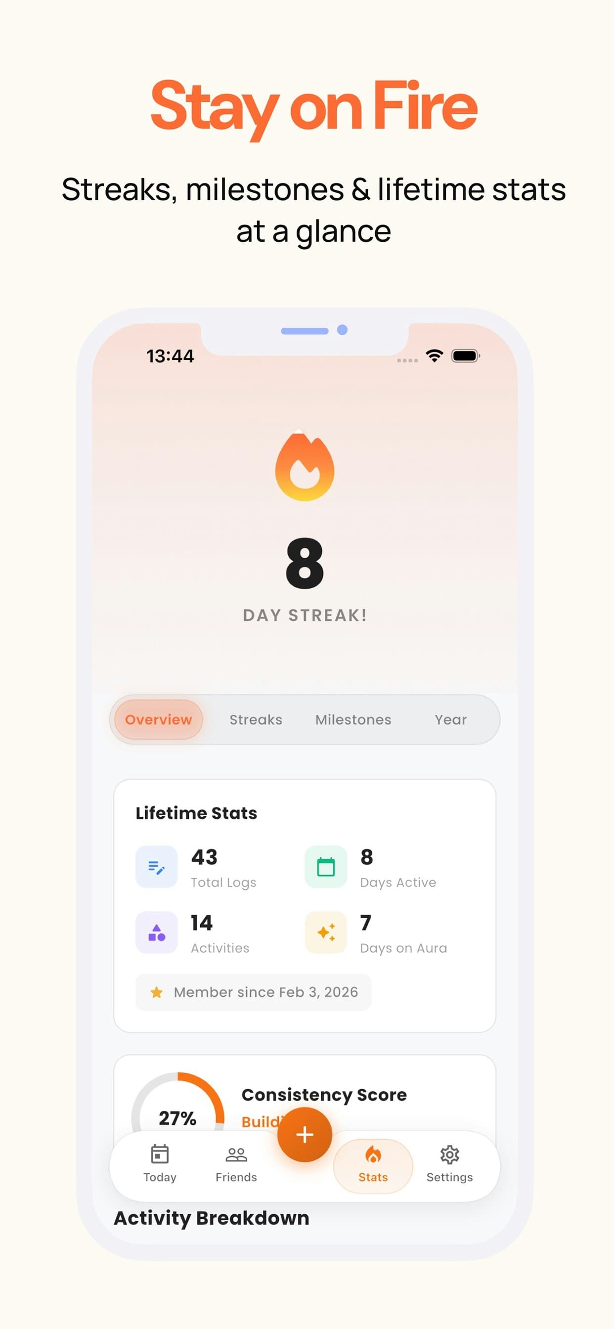 Aura - Habit Tracking With Friends screenshot 4