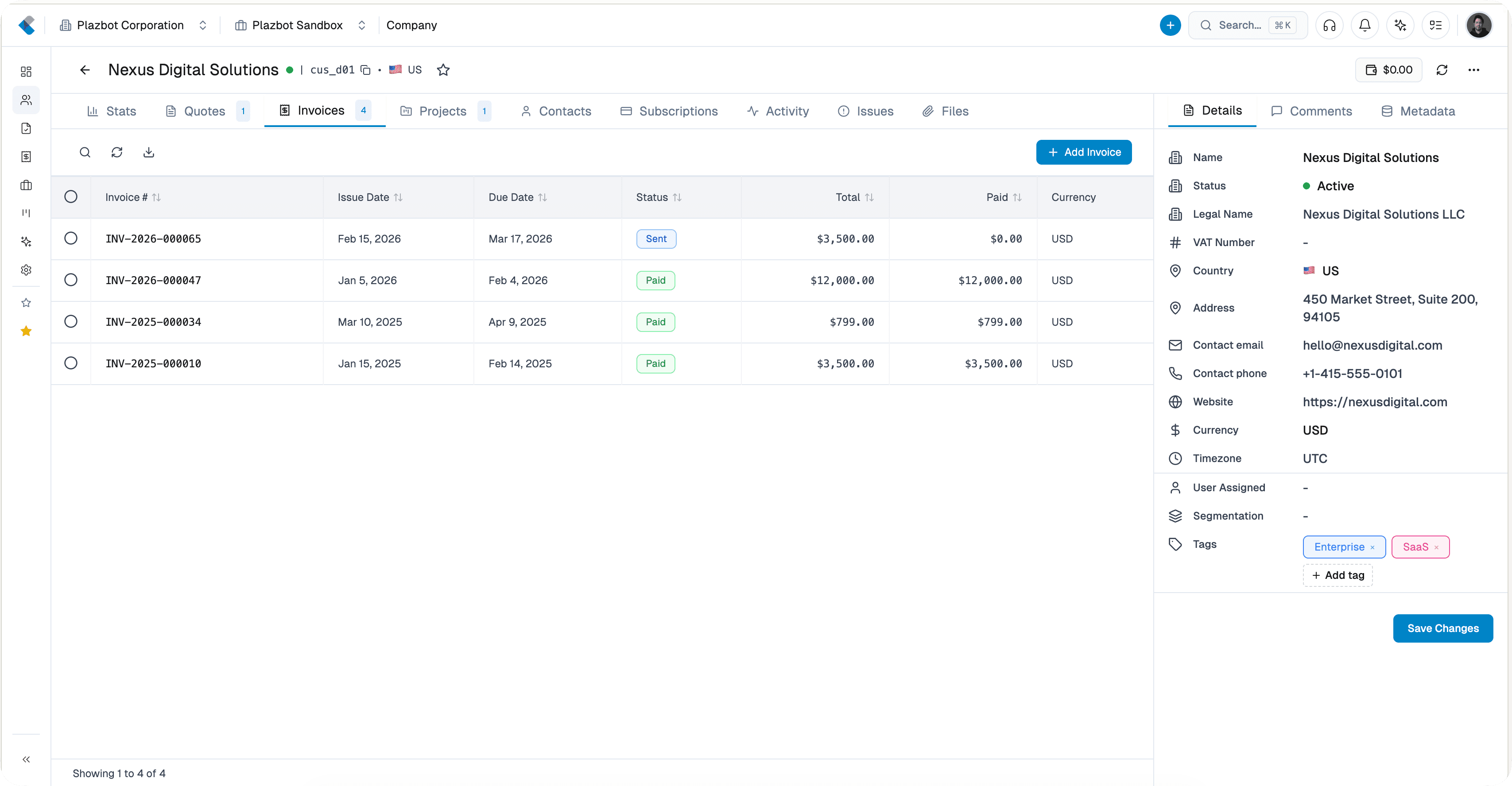Corebill screenshot 2