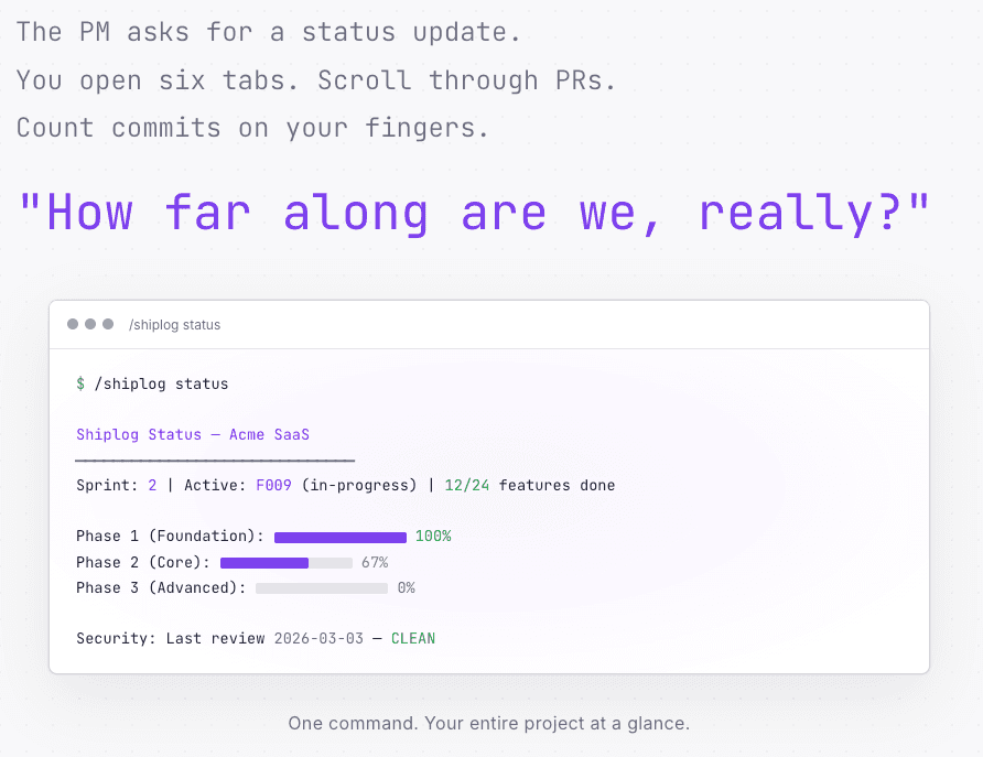 Shiplog screenshot 5