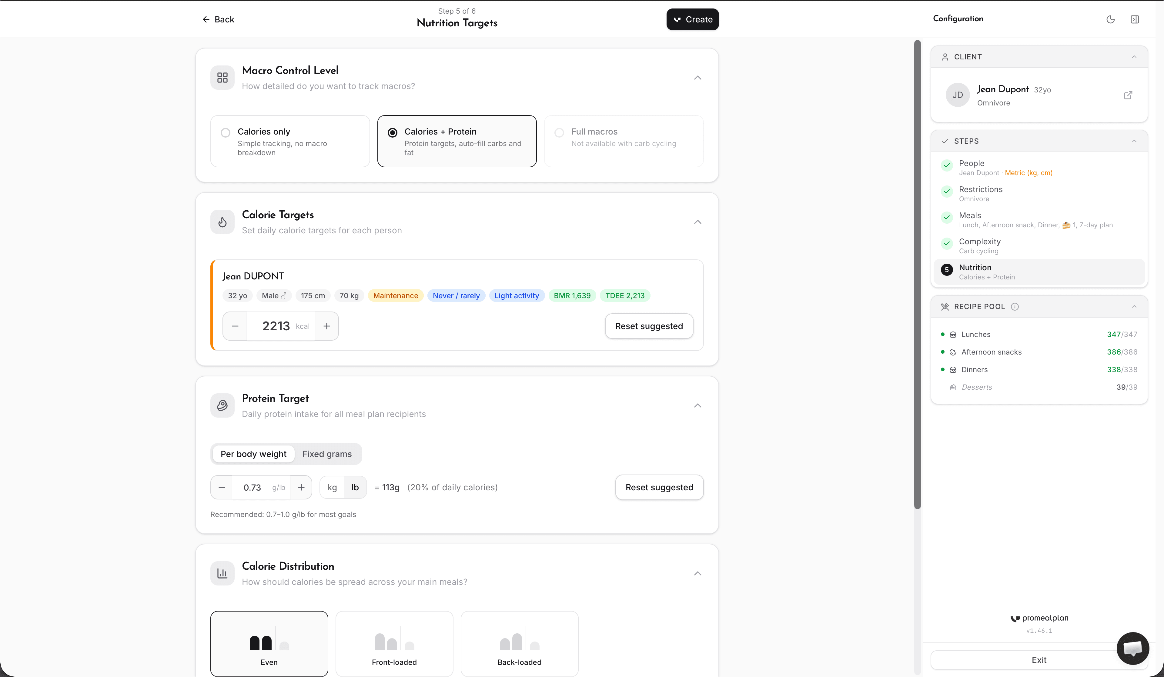 Promealplan screenshot 9