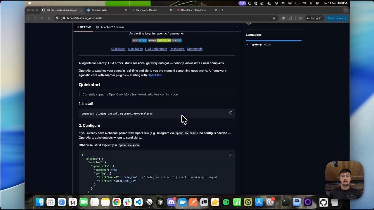 OpenAlerts screenshot 1