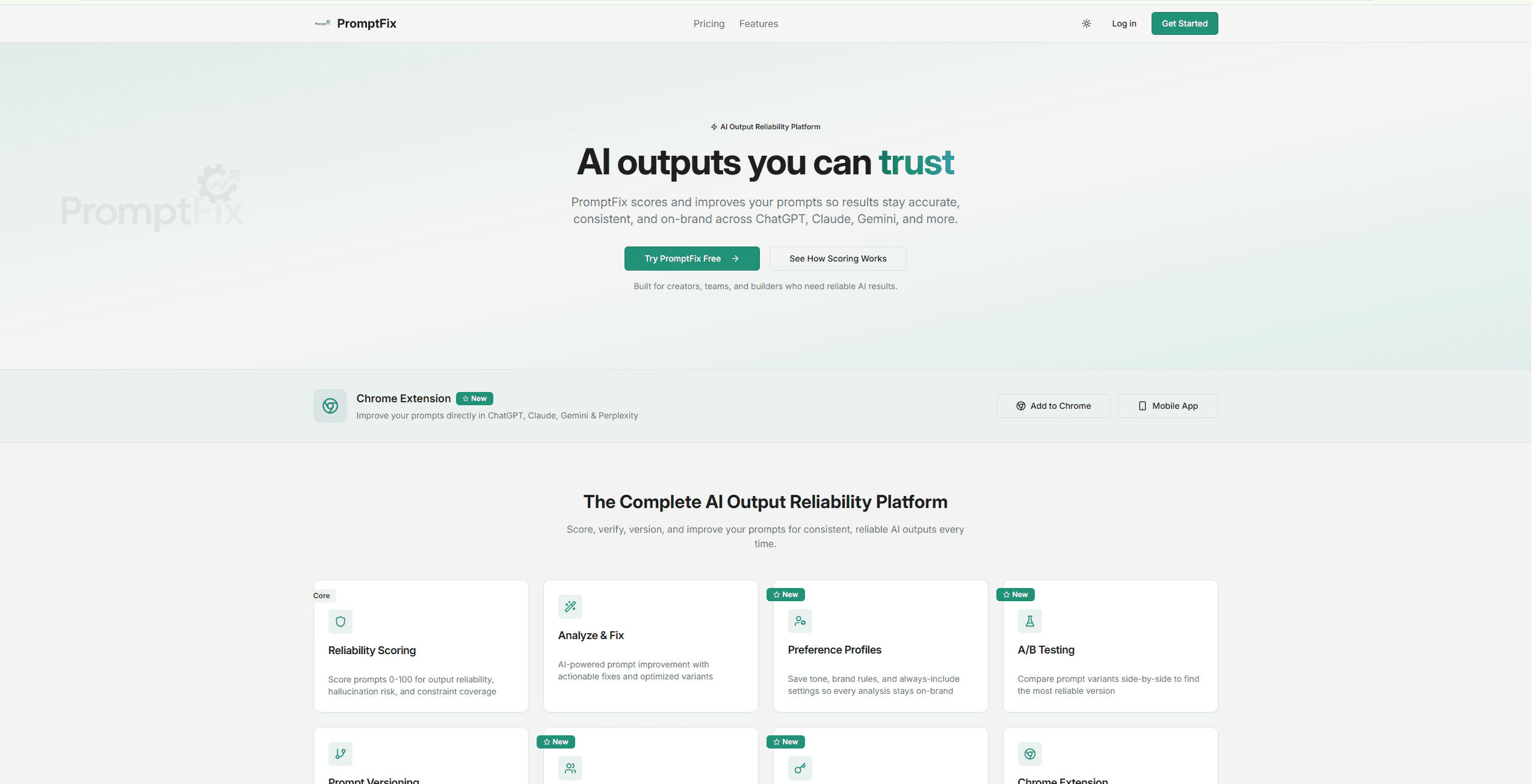PromptFix v1.1 screenshot 1
