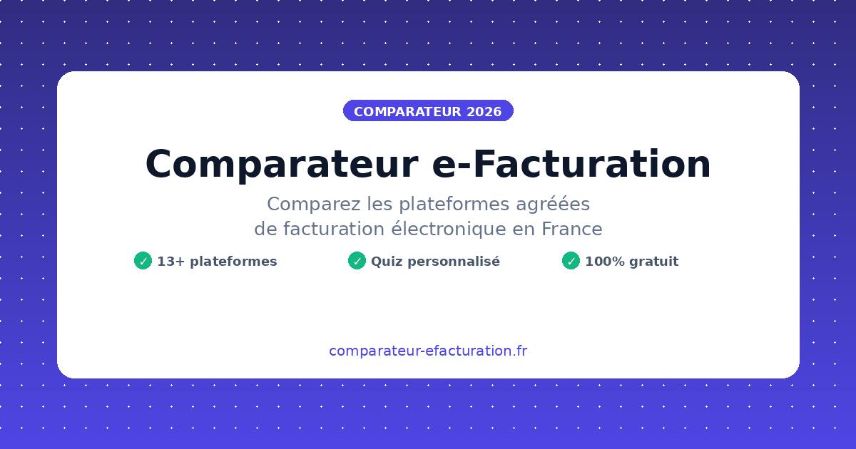Comparateur e-Facturation screenshot 1