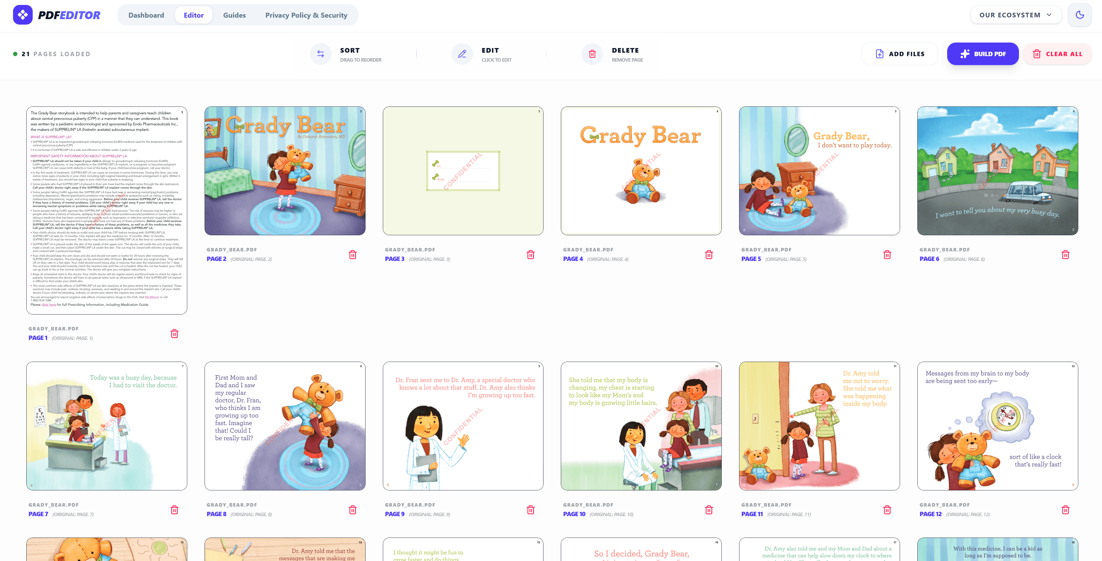 PDF Editor screenshot 4