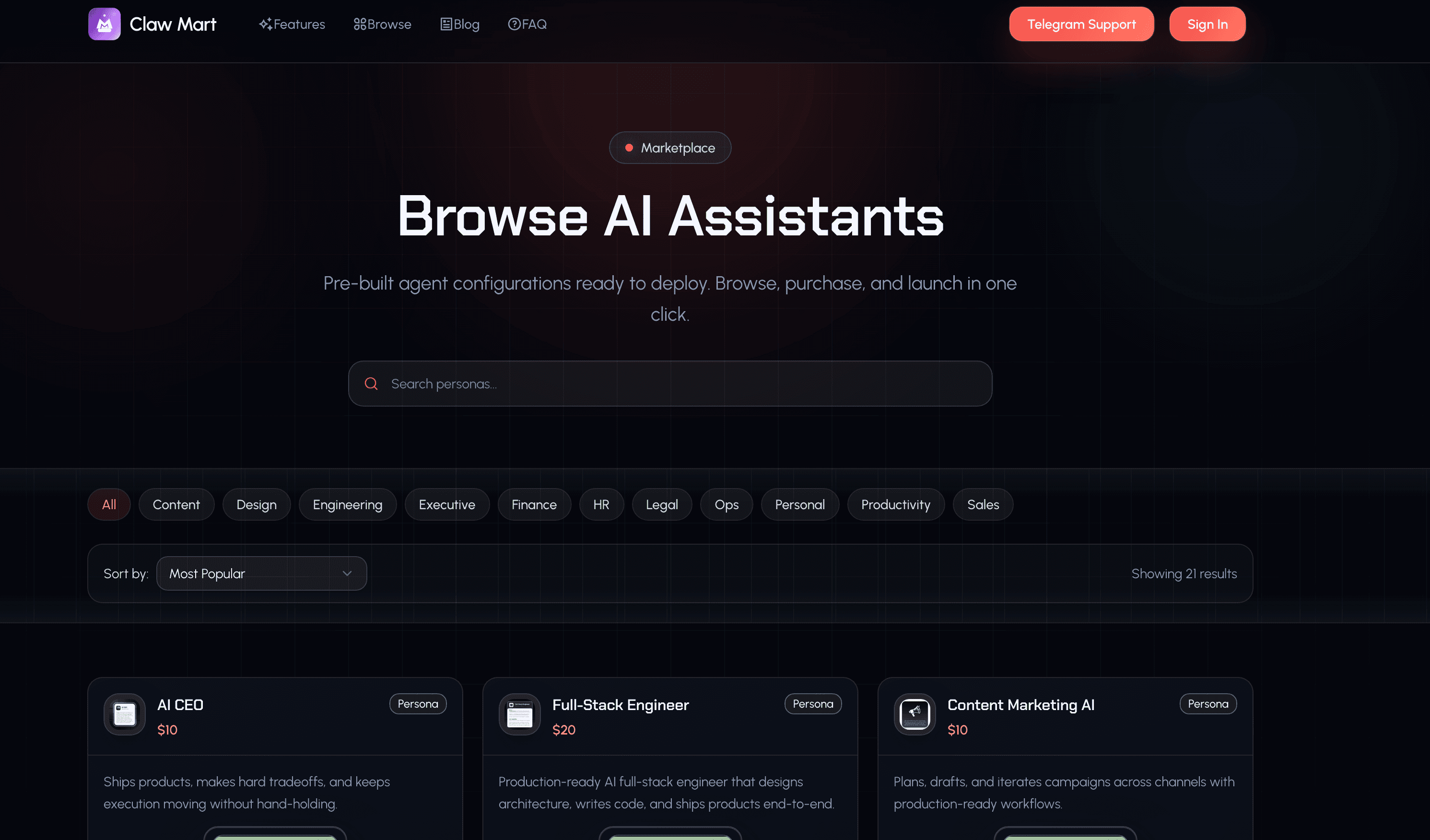 Claw Mart screenshot 2