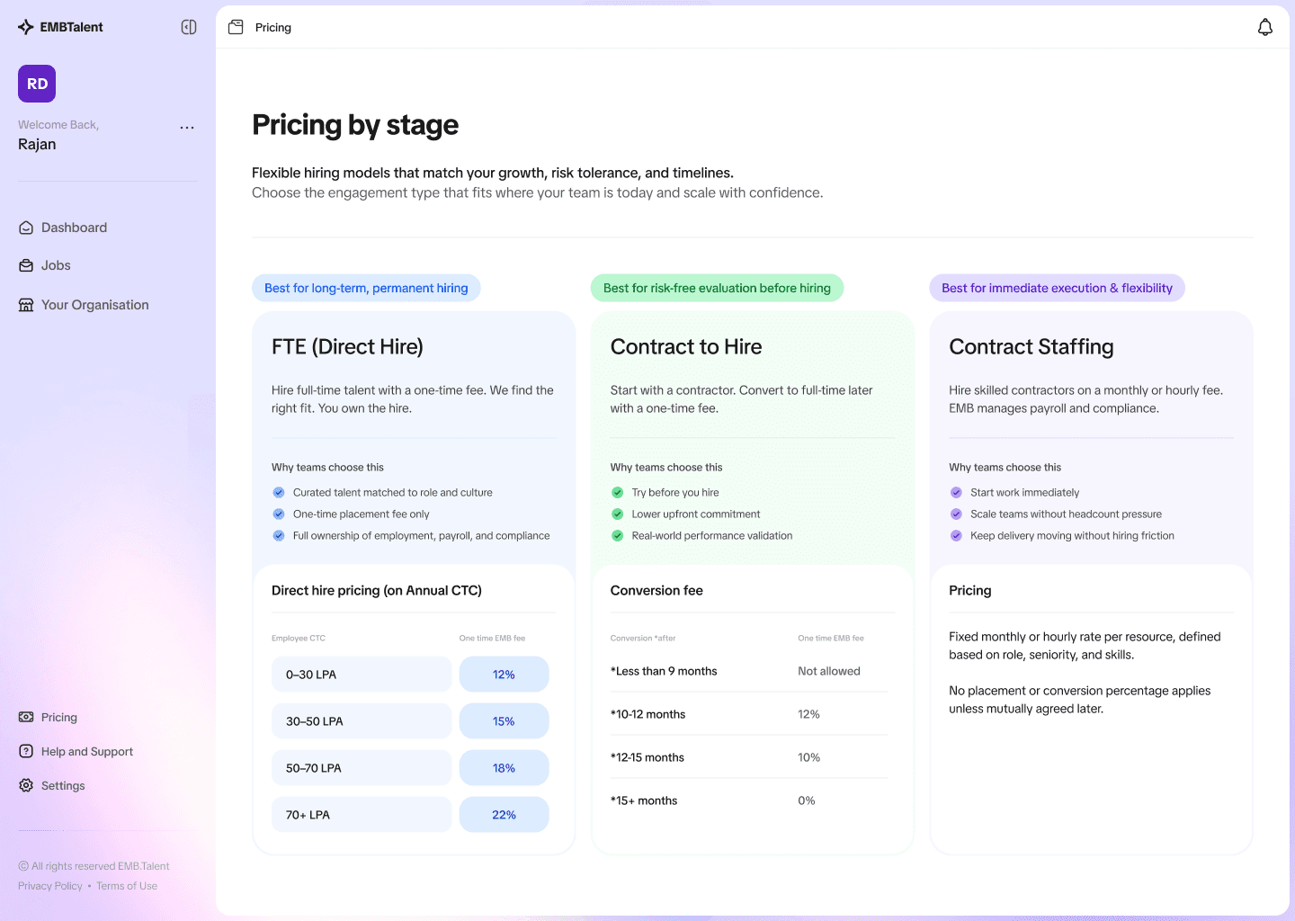 EMBTalent.ai screenshot 2