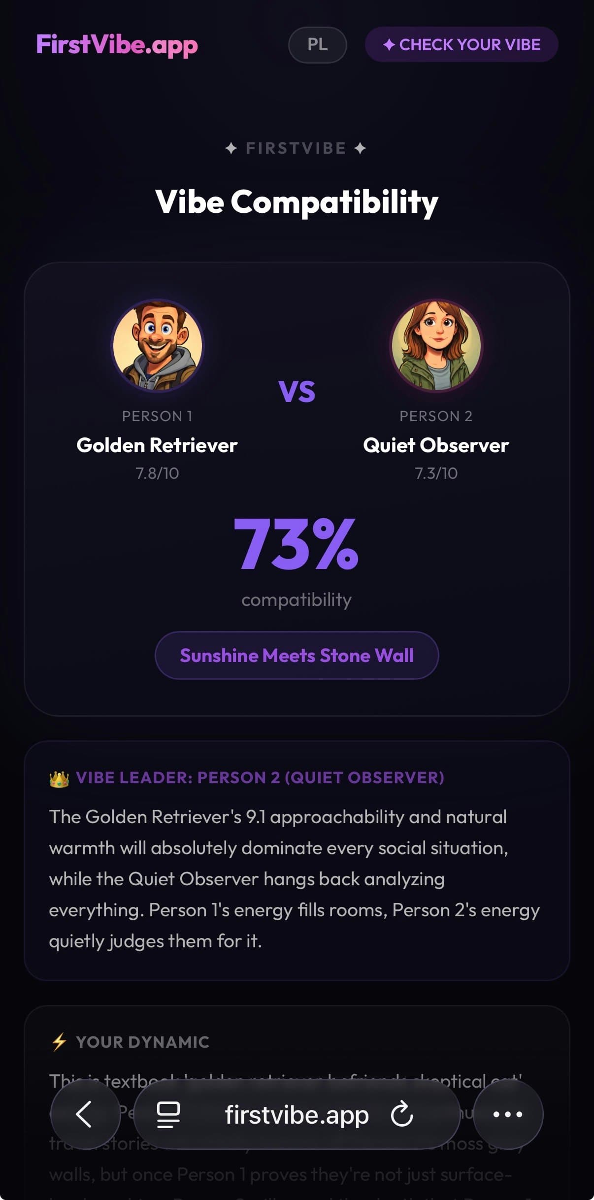 FirstVibe.app screenshot 5