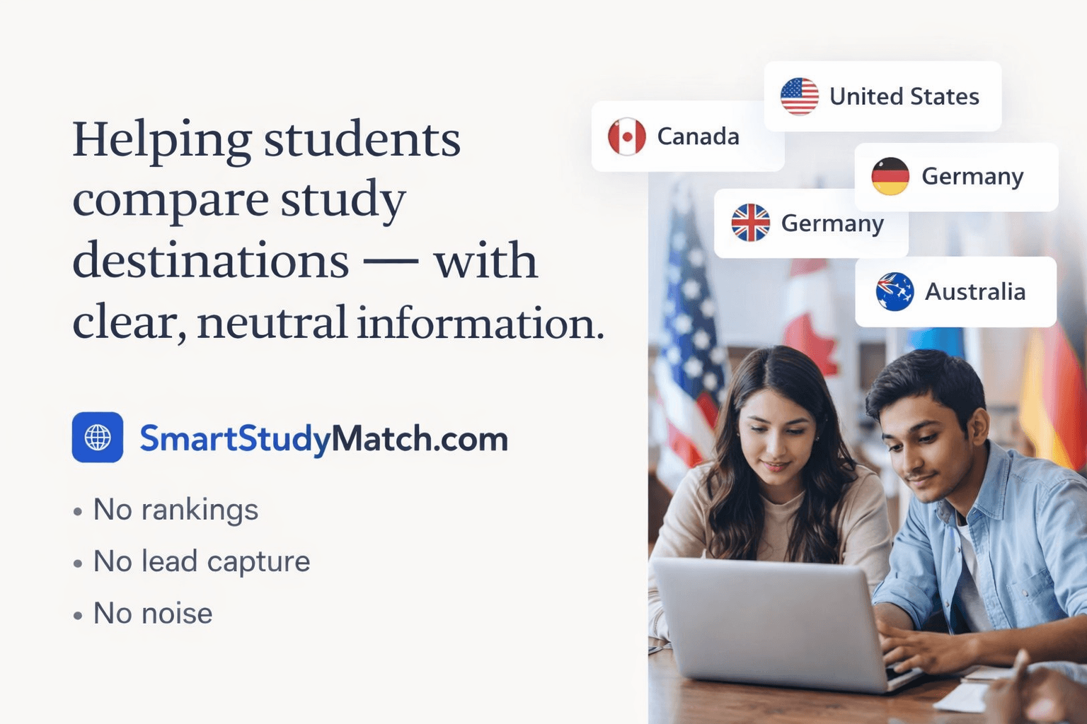 SmartStudyMatch.com screenshot 1