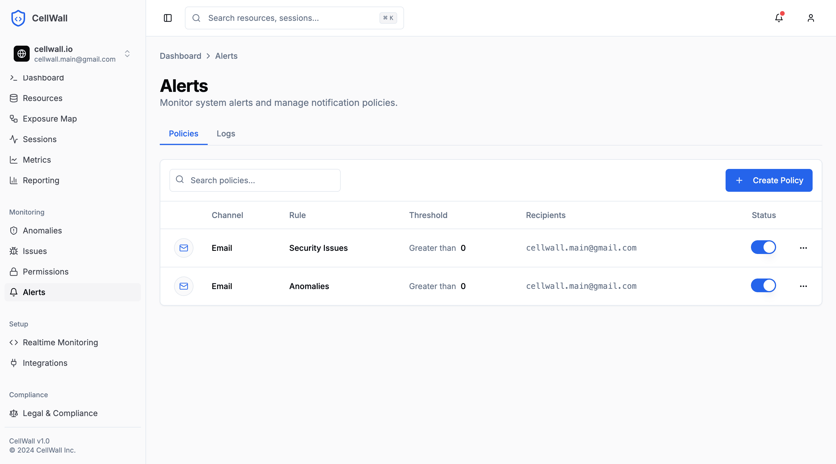 CellWall screenshot 1