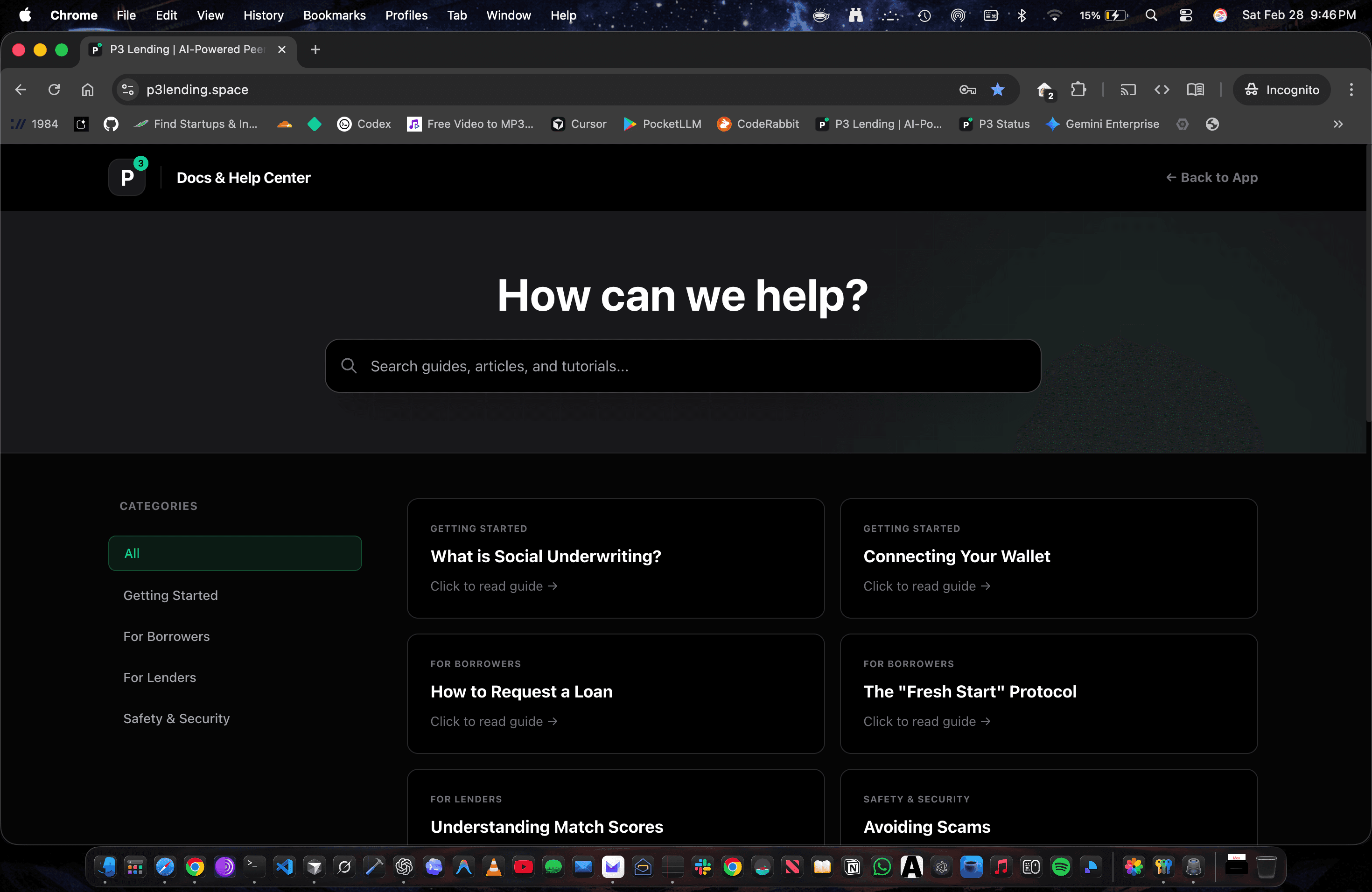P3 Developer Dashboard screenshot 8