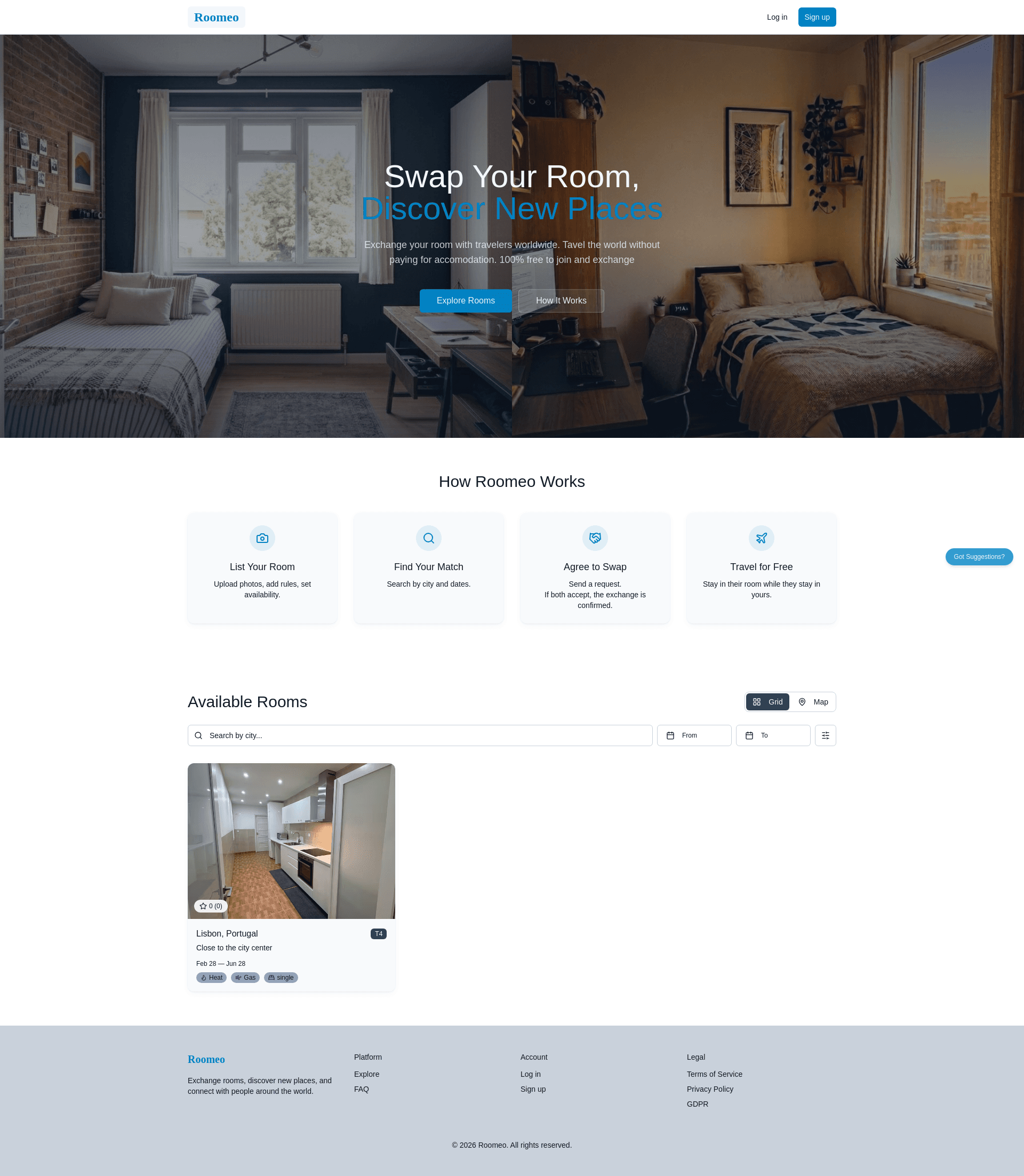 SwapMyRoom screenshot 1