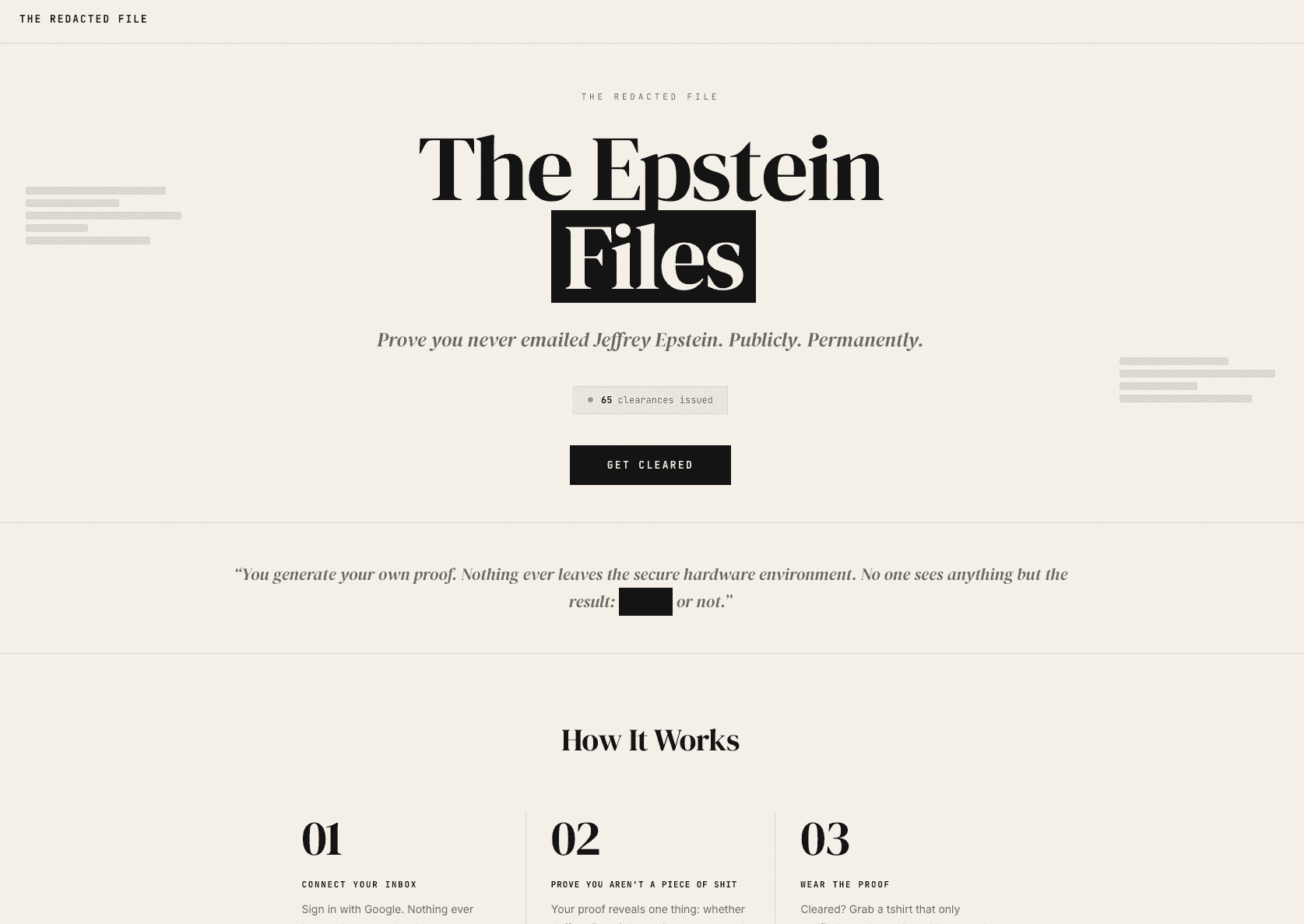 The Redacted File screenshot 1