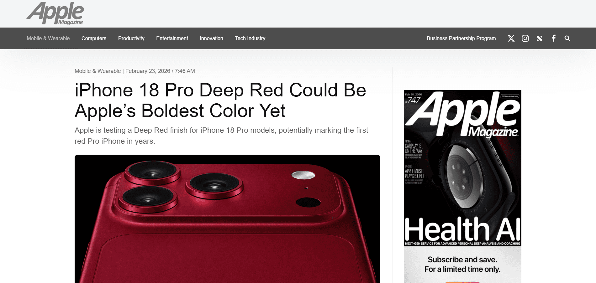 AppleMagazine screenshot 3
