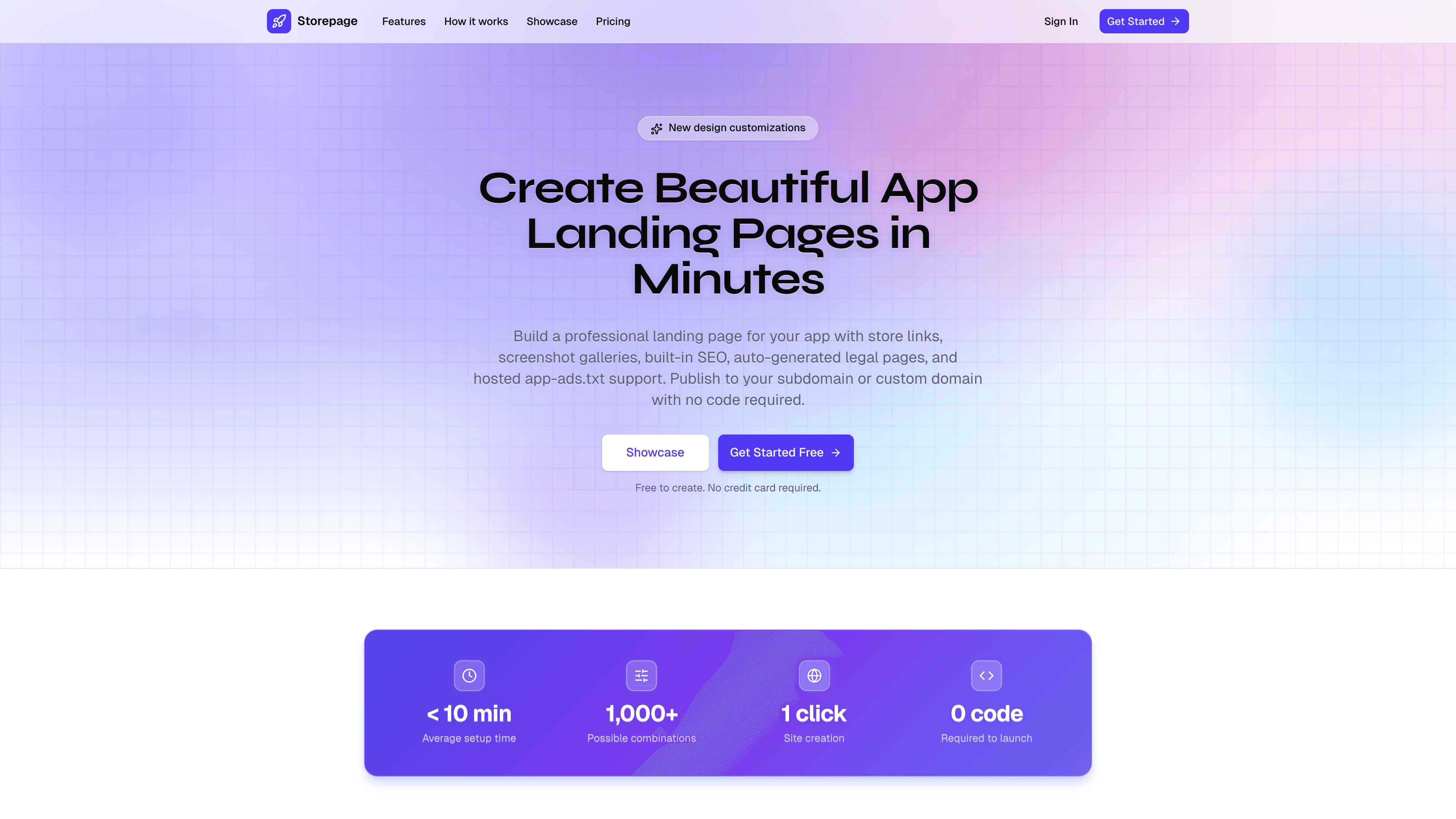 Storepage screenshot 1