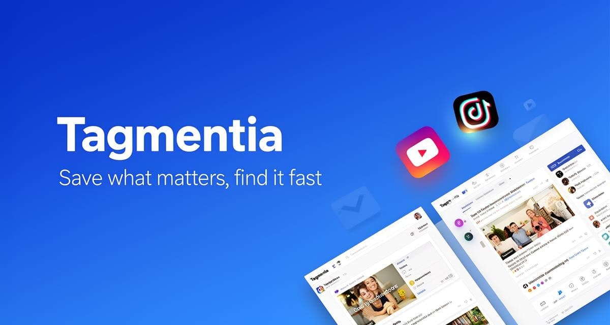 Tagmentia — Save & organize video links screenshot 1