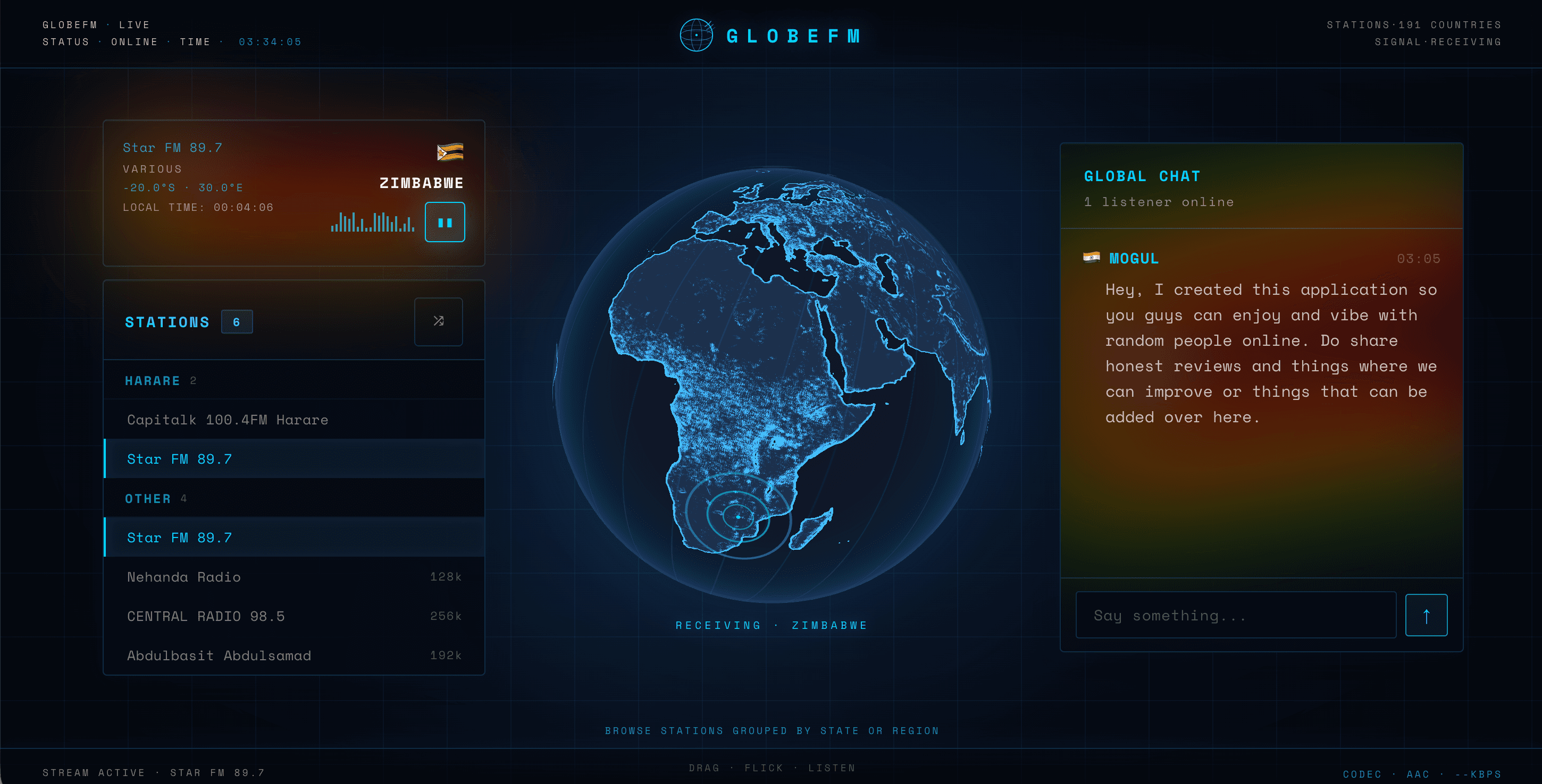 GlobeFM — Live Radio From Every Country screenshot 3