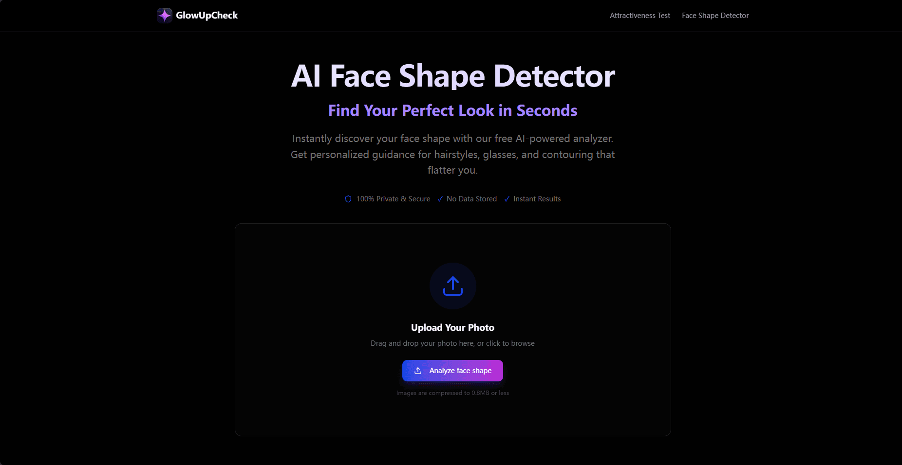 Face Shape Detector screenshot 1