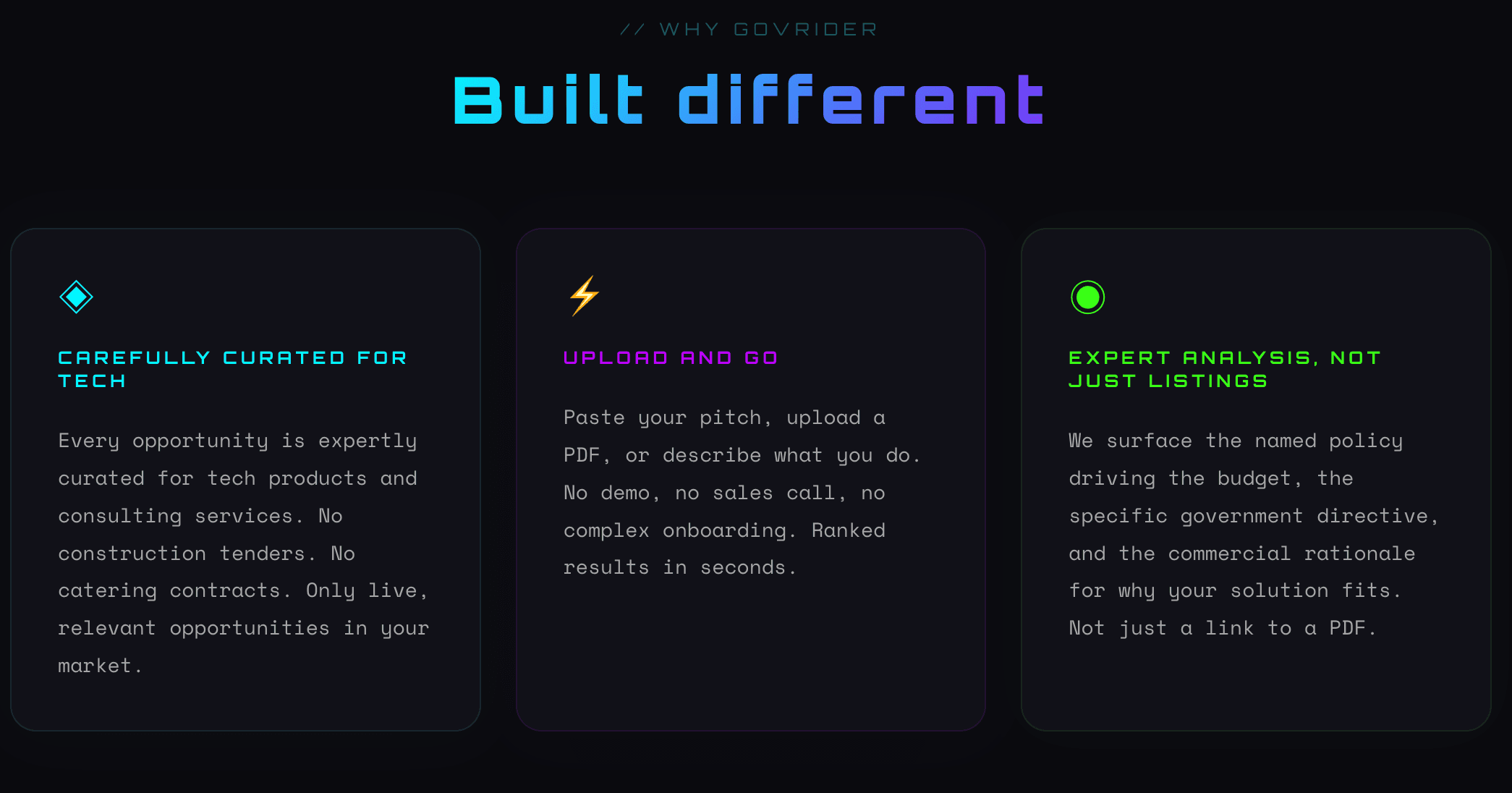 GOVRIDER screenshot 2