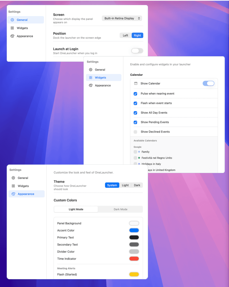 OneLauncher screenshot 2