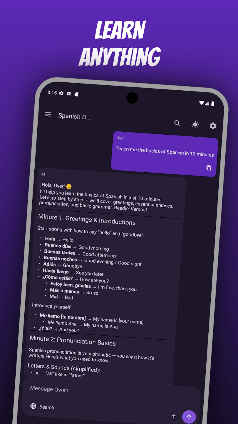 Quen AI: Chat with Qwen screenshot 3