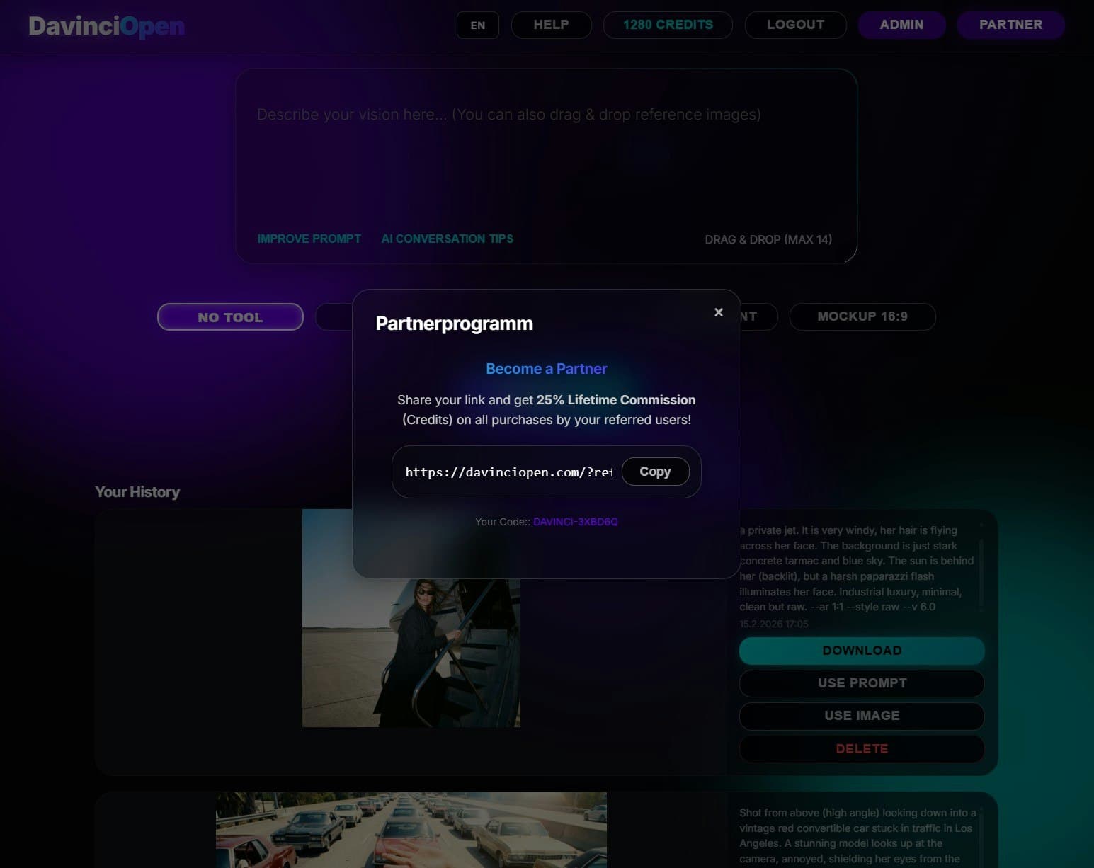 DaVinci Open screenshot 3