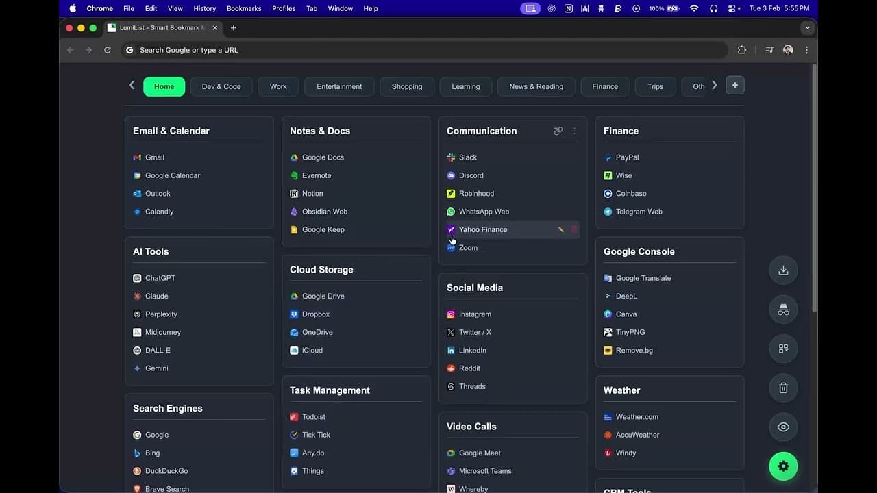 LumiList screenshot 1