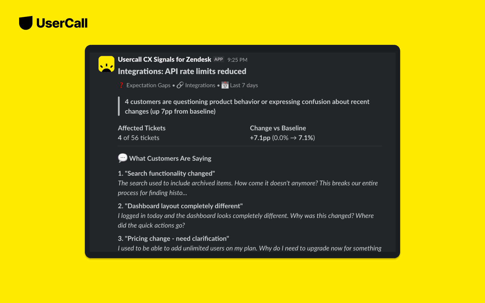 Zendesk Signals by Usercall screenshot 2