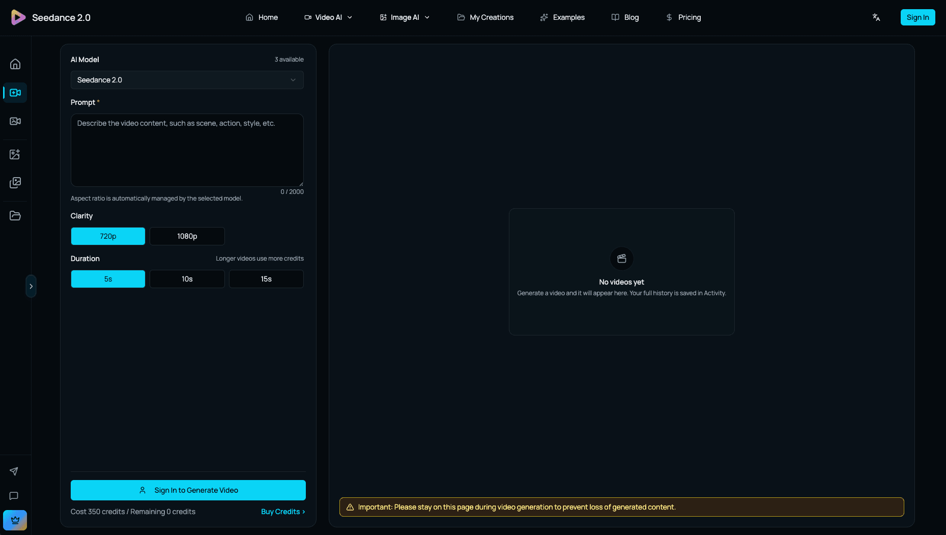 Seedance 2.0 screenshot 3