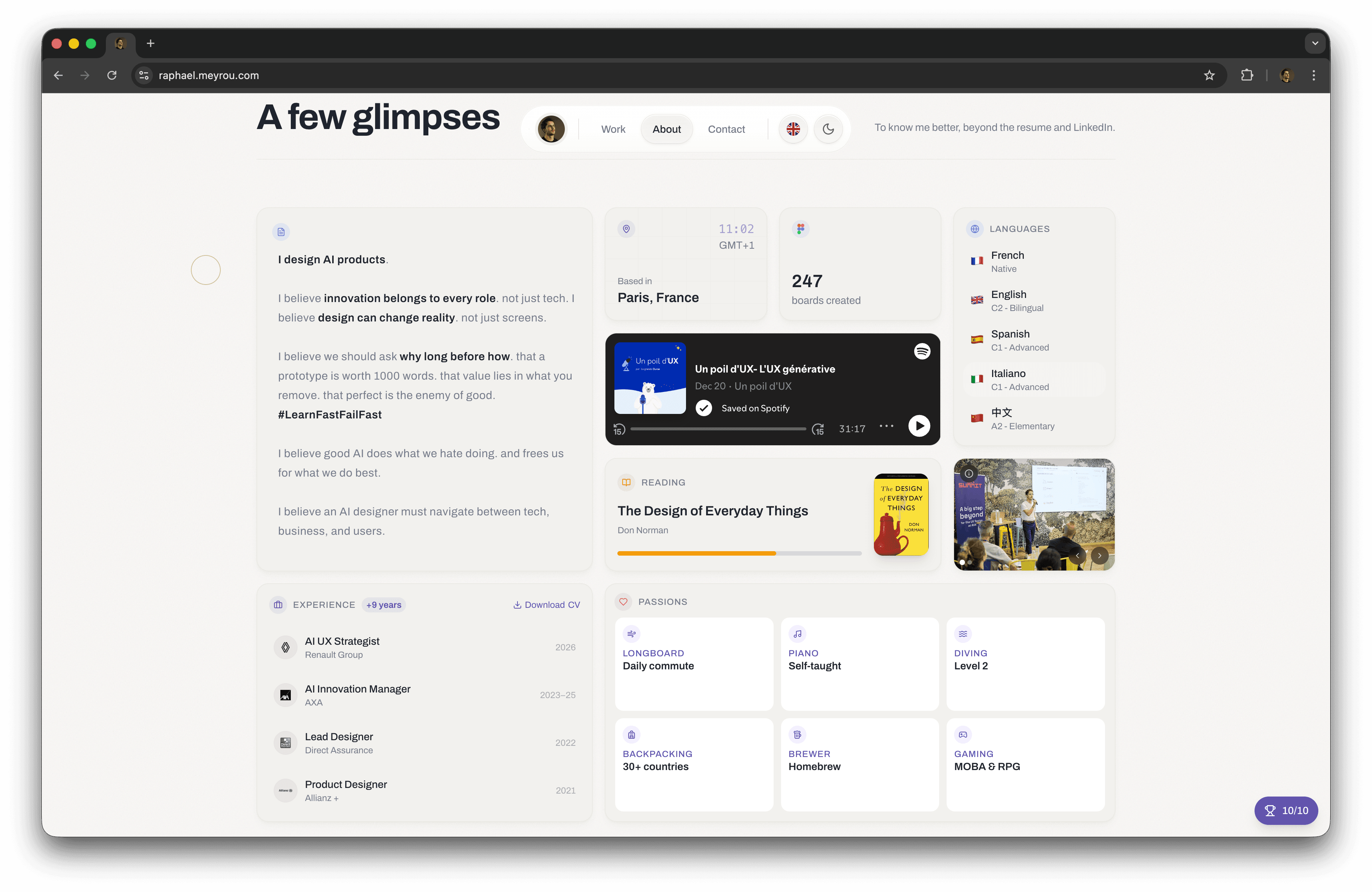 Raphaël Meyrou Portfolio – AI Strategy screenshot 2