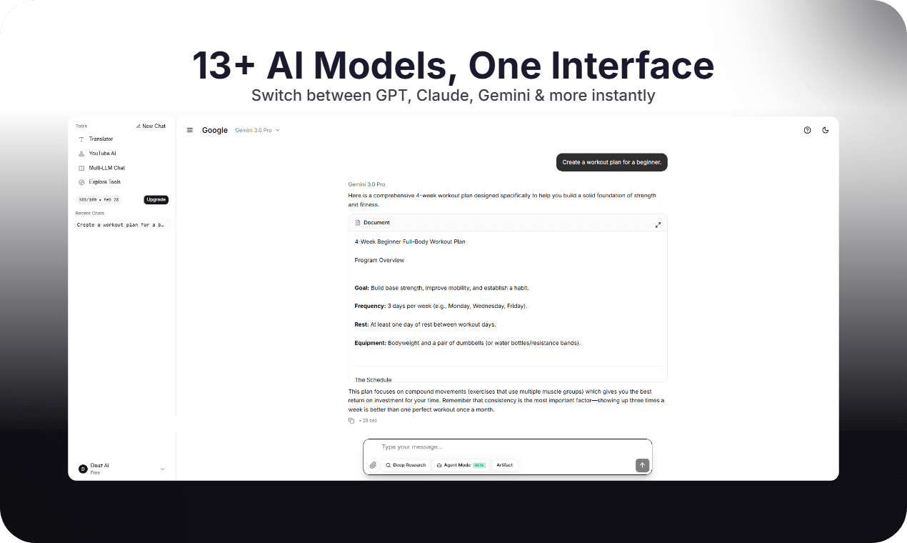 Deuz AI screenshot 2