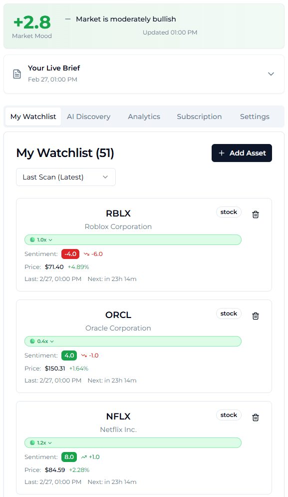 AssetFeel screenshot 2