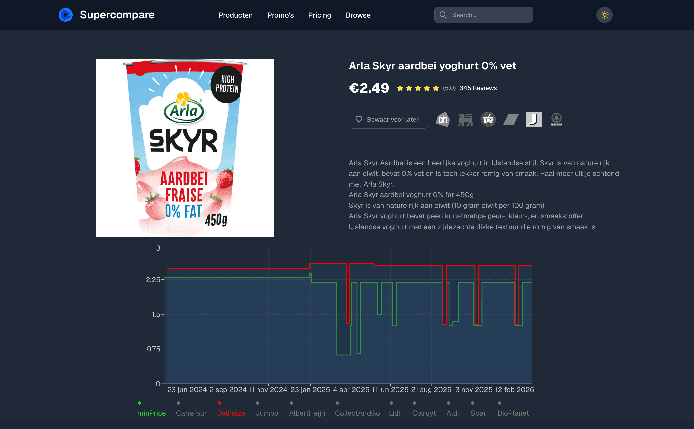 Supercompare screenshot 4