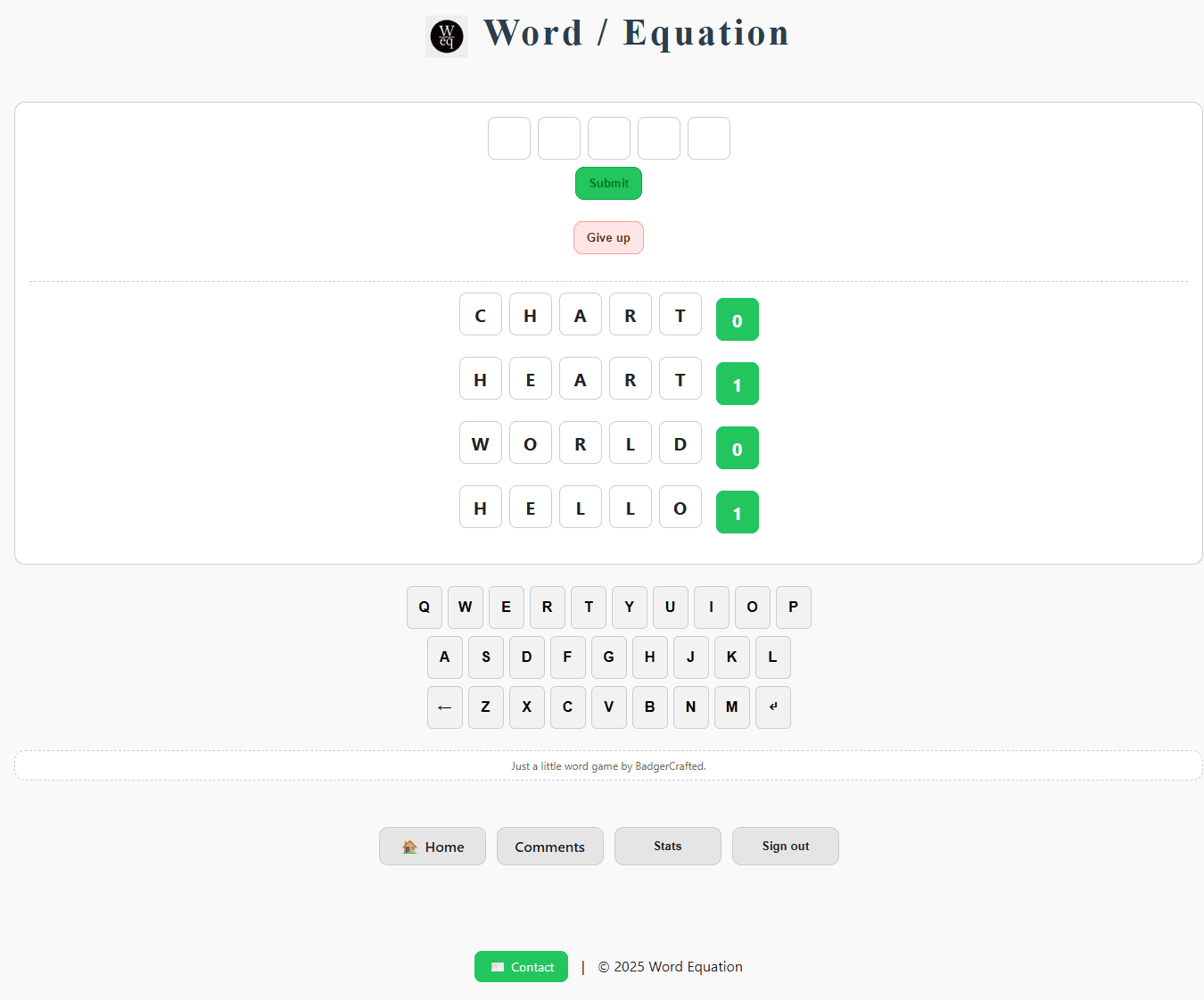 Word Equation screenshot 2