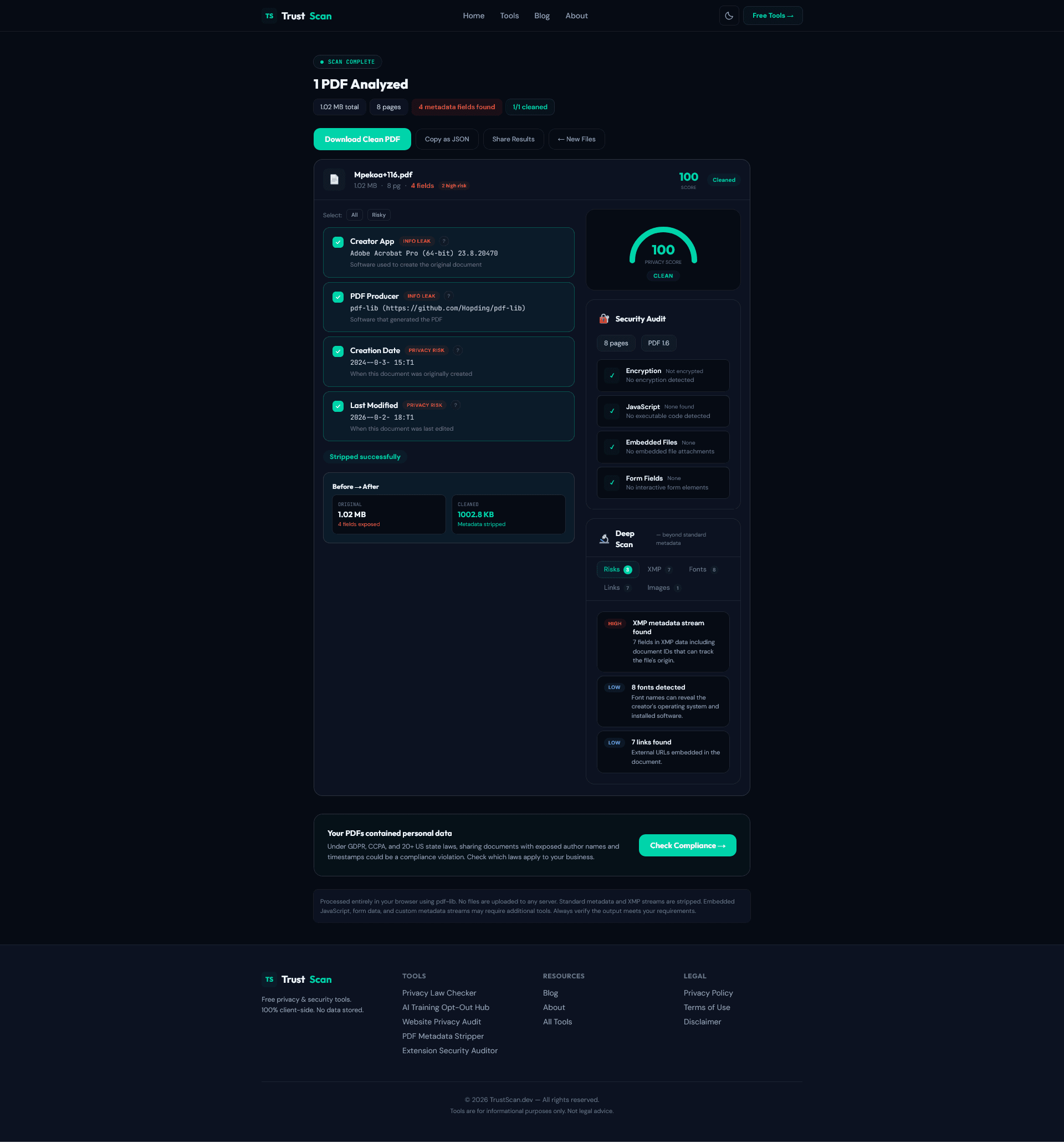TrustScan screenshot 3