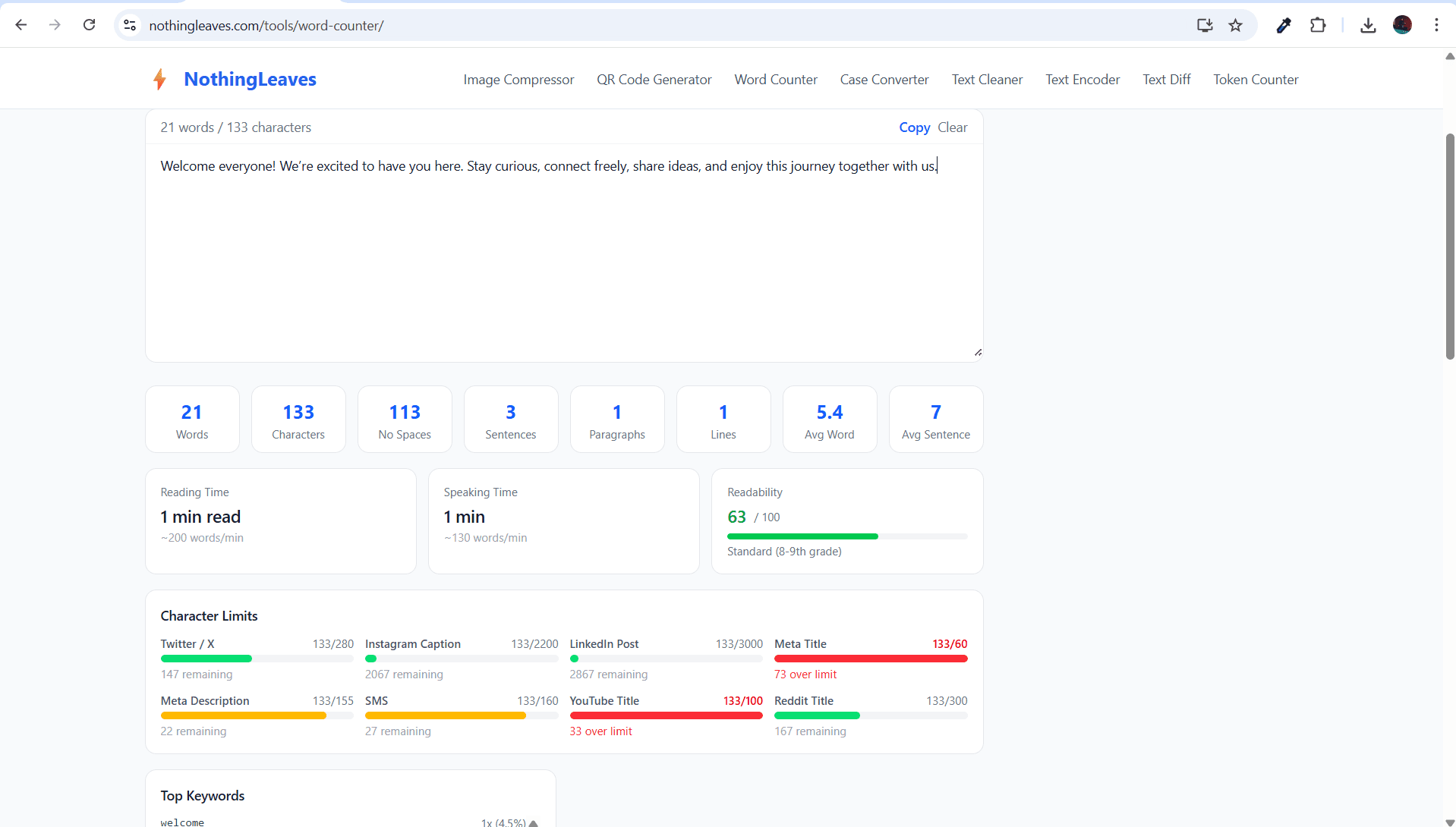 NothingLeaves screenshot 5