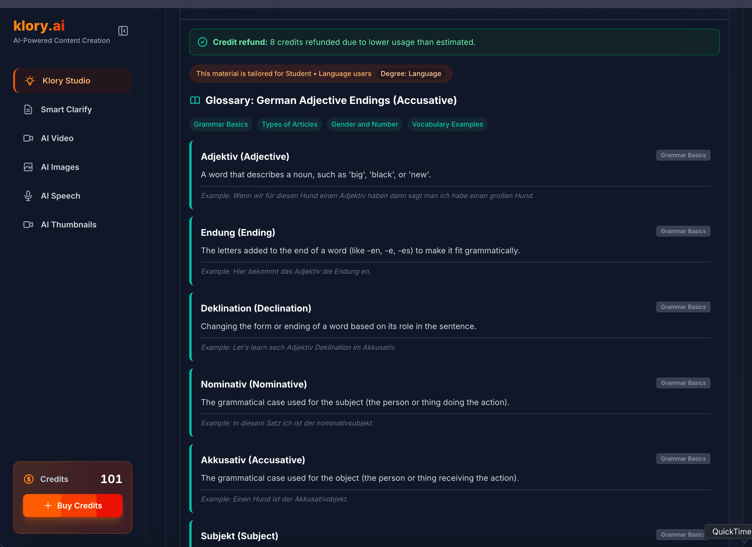 Klory.ai screenshot 9