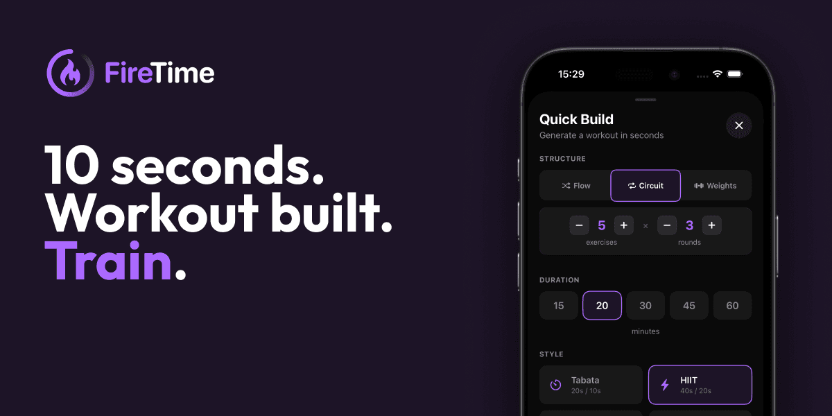 FireTime — Tap. Train. Done screenshot 2