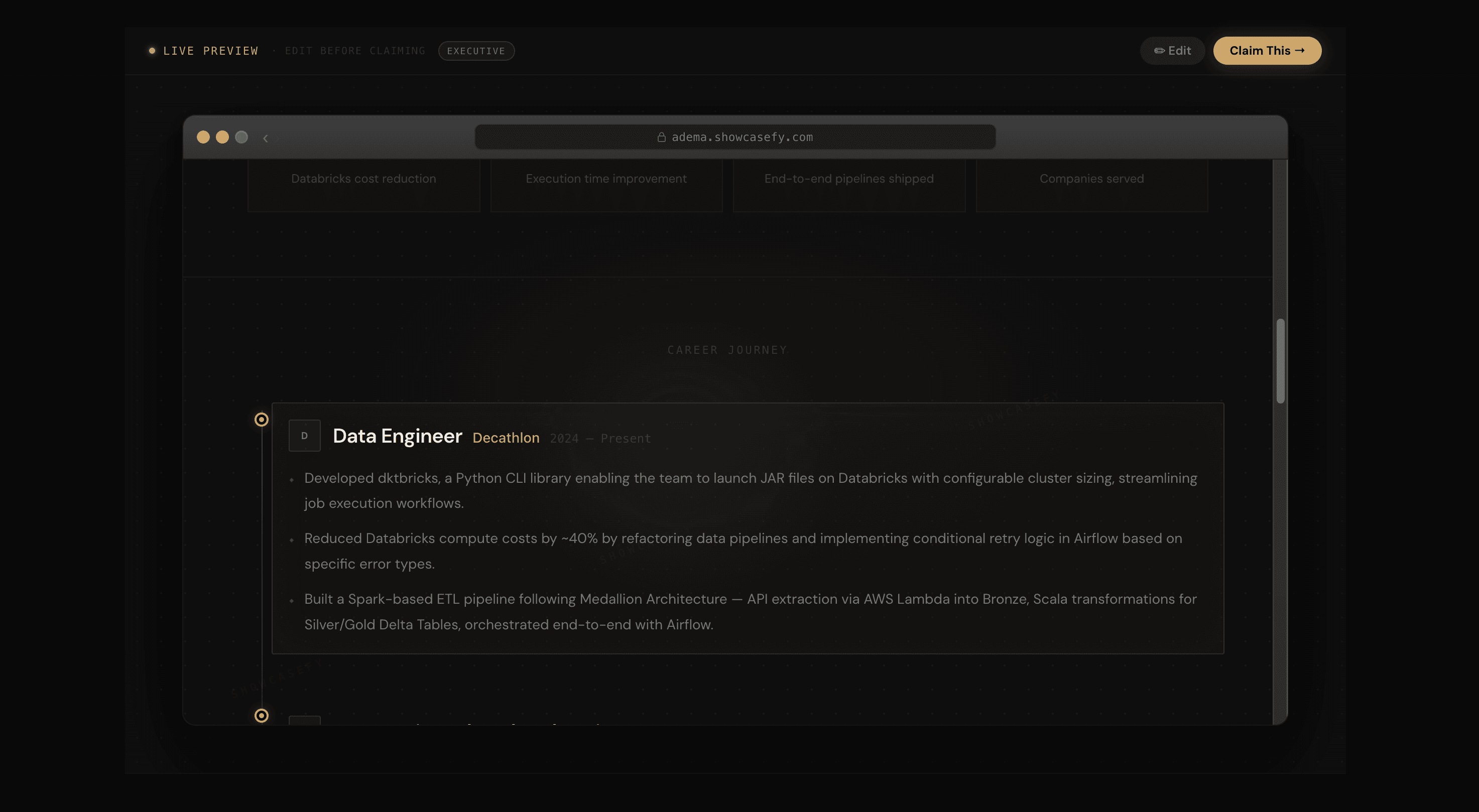 Showcasefy screenshot 3
