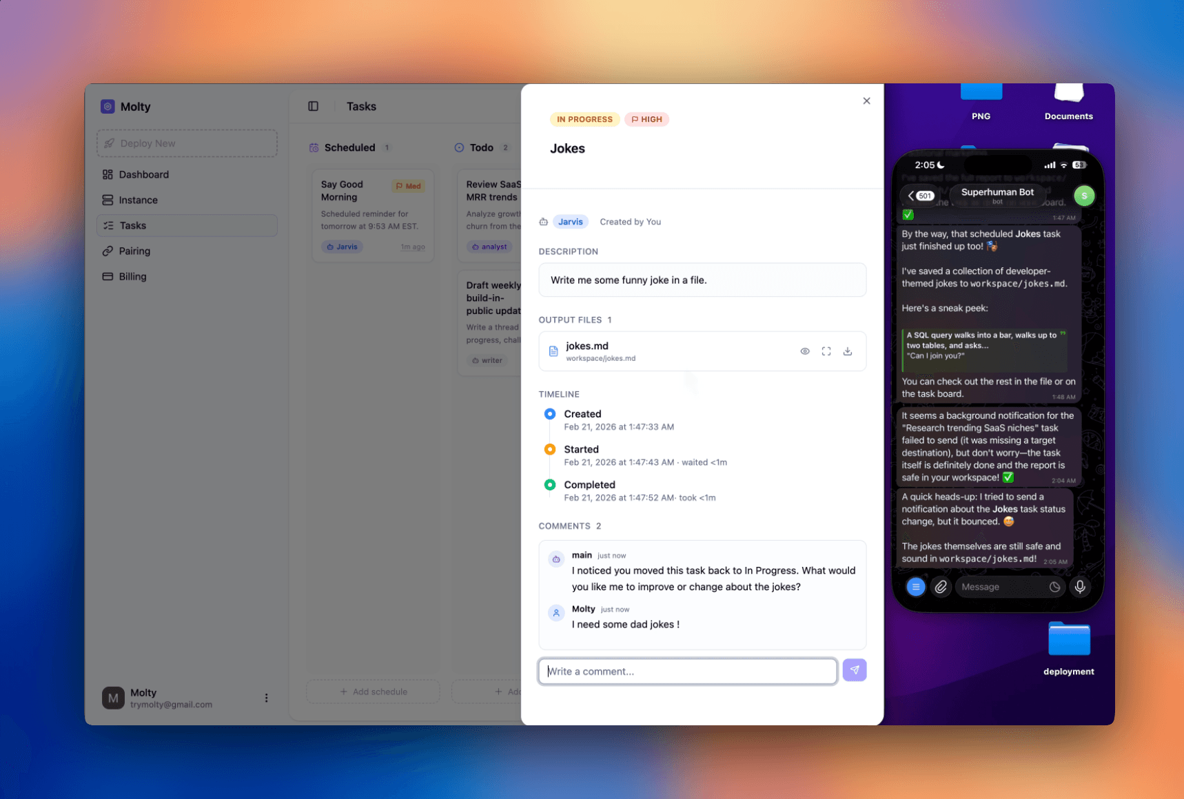 Molty AI screenshot 5