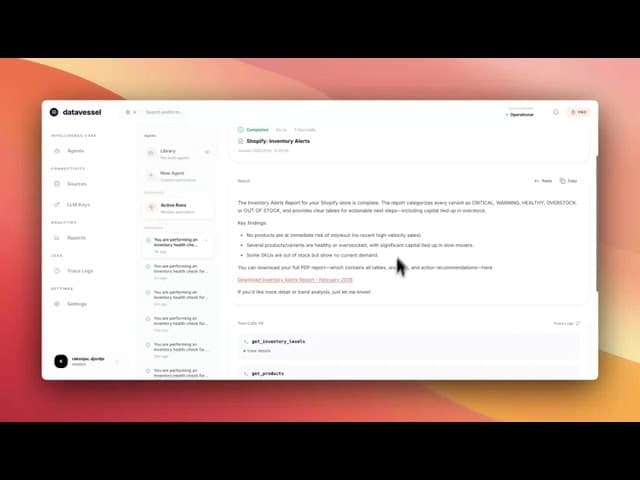 datavessel screenshot 1