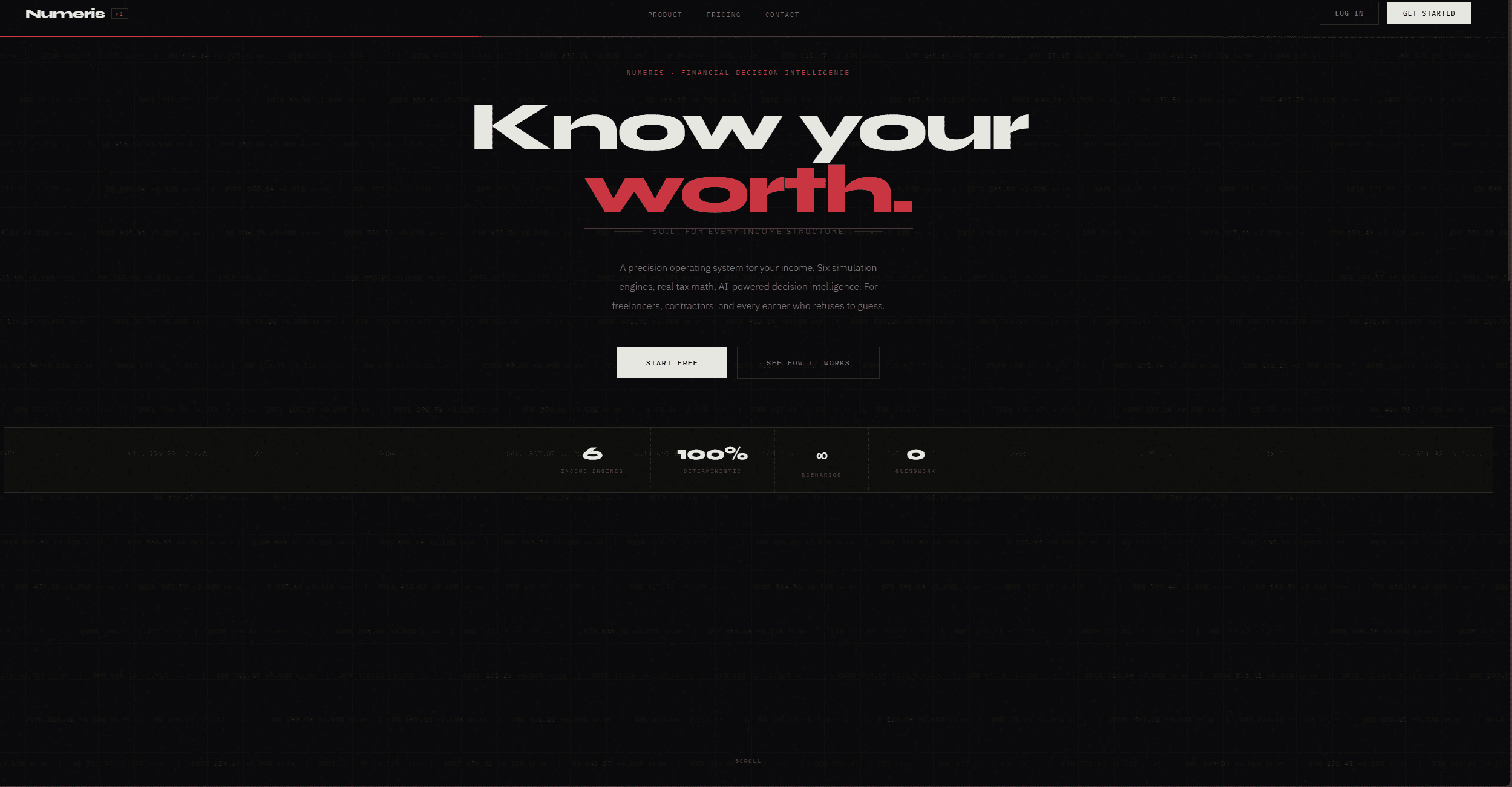 Numeris screenshot 1