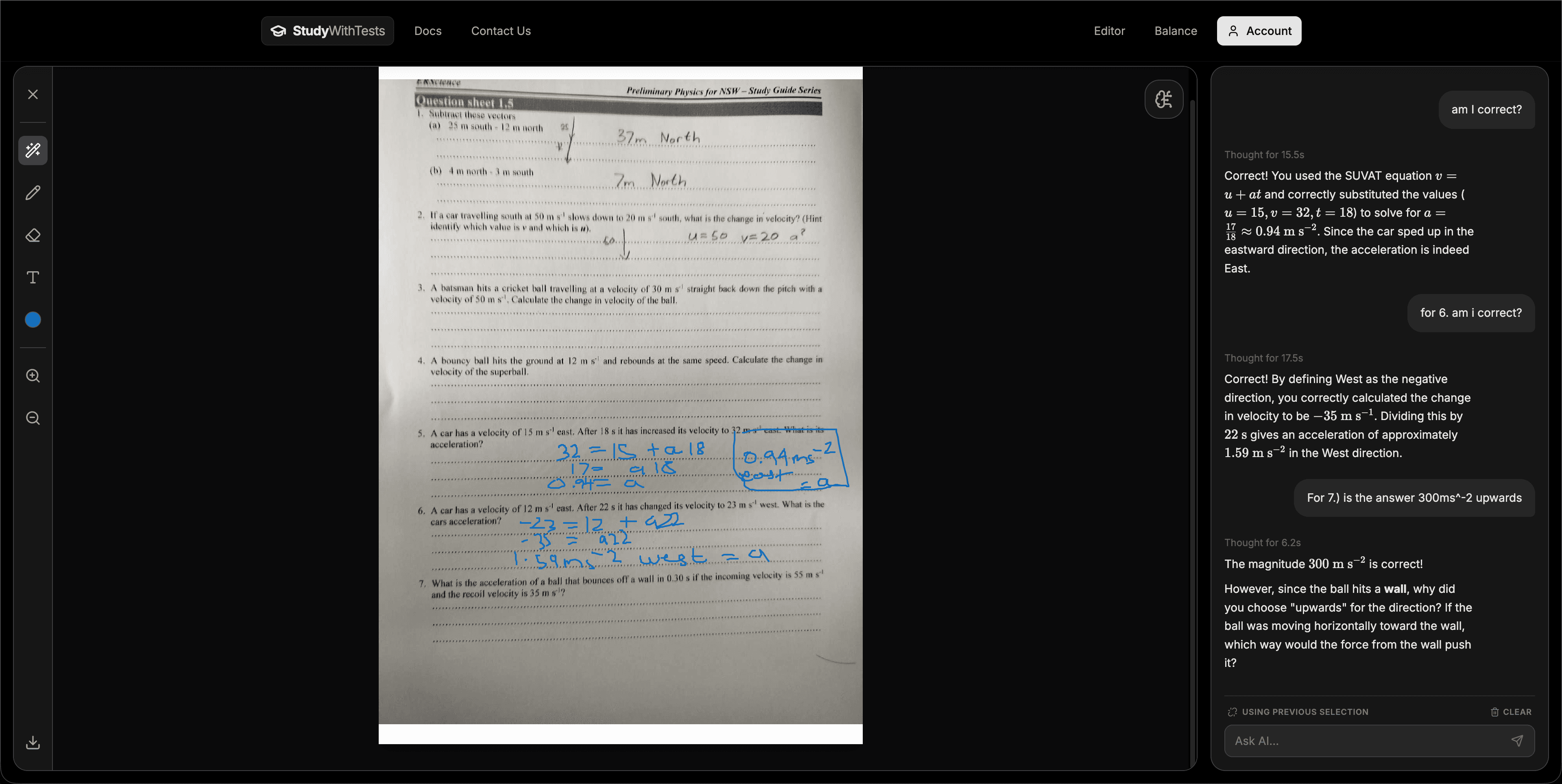 StudyWithTests screenshot 1