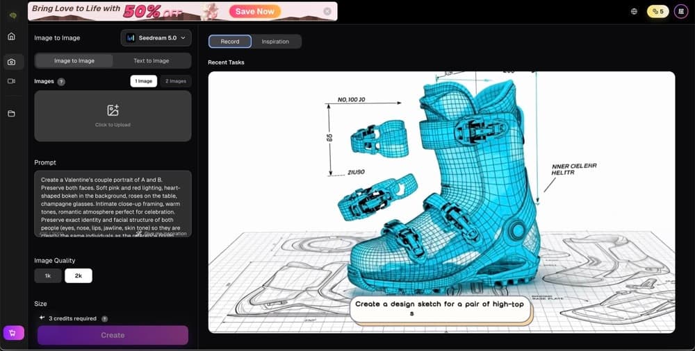 Seedream 5.0 screenshot 3