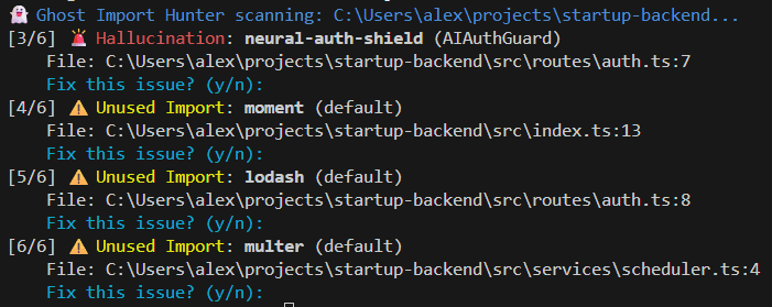 Ghost Import Hunter screenshot 2