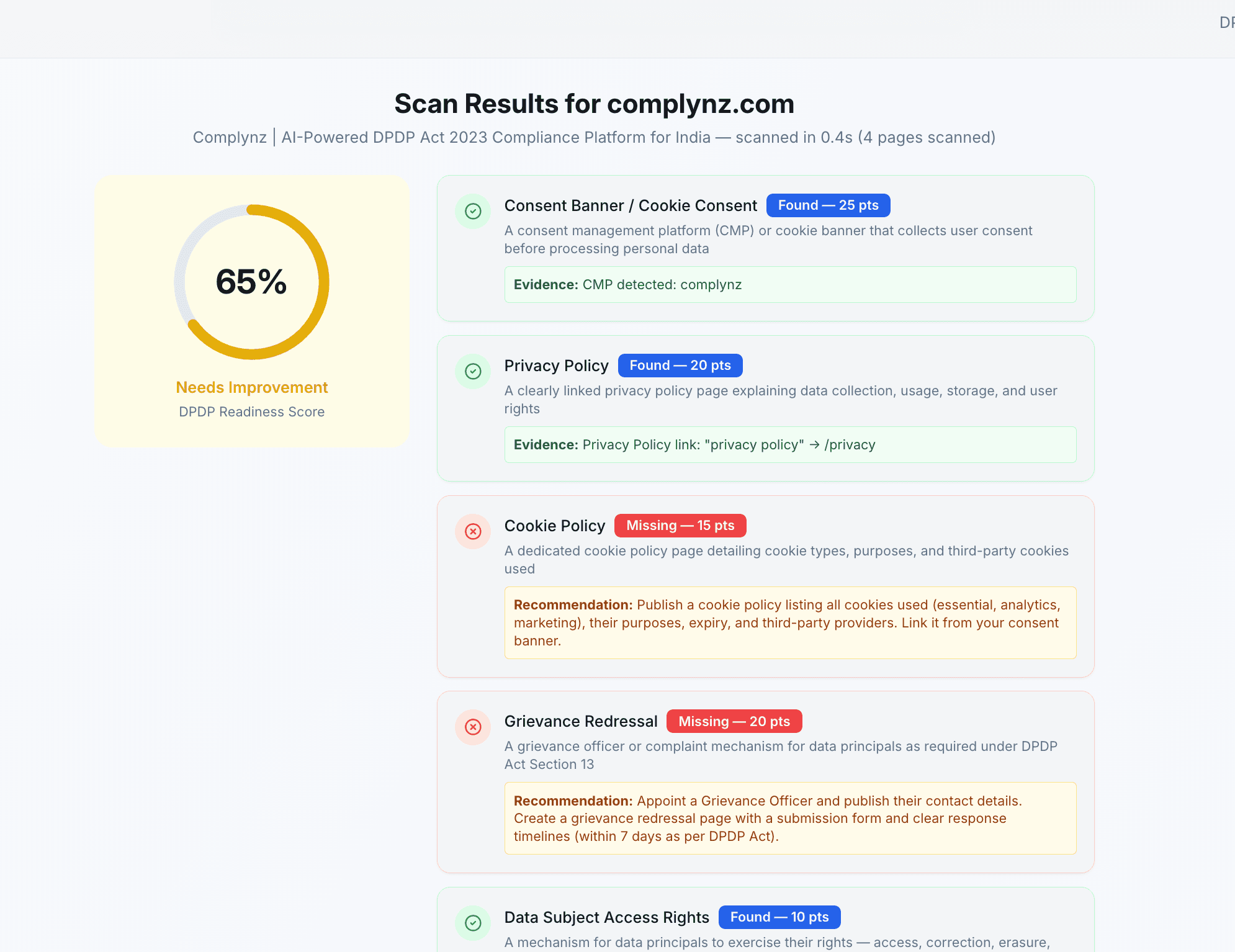 Complynz screenshot 3