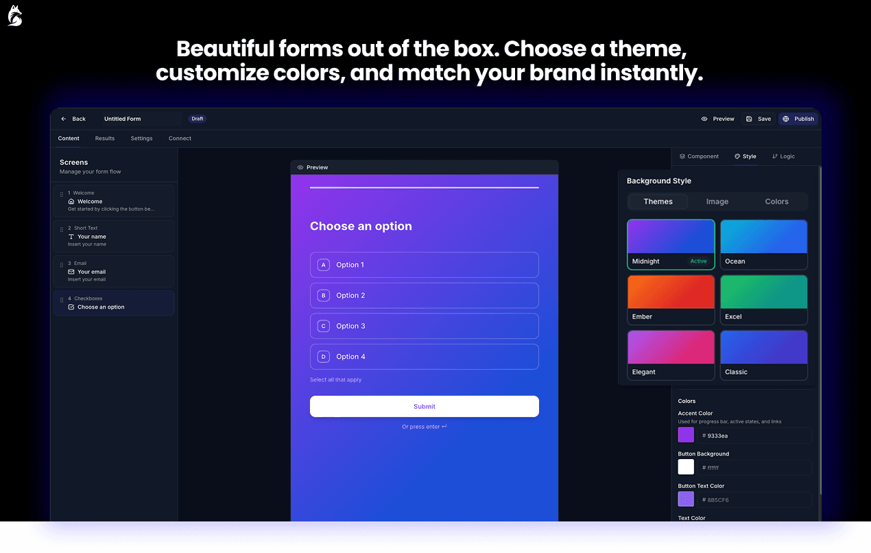 FoxForm screenshot 1
