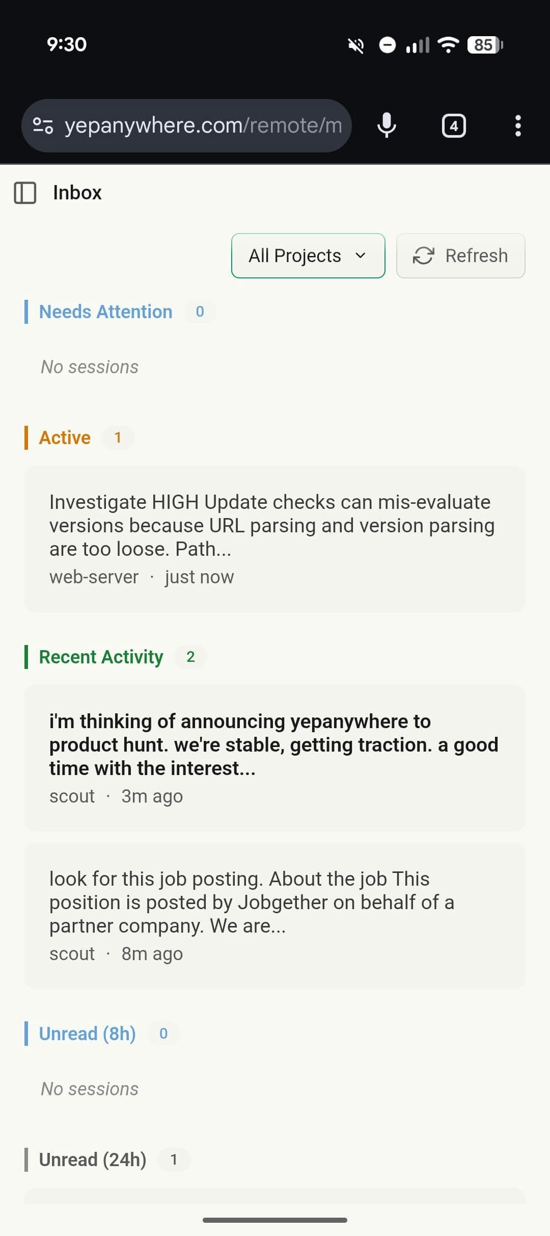 Yep Anywhere screenshot 7