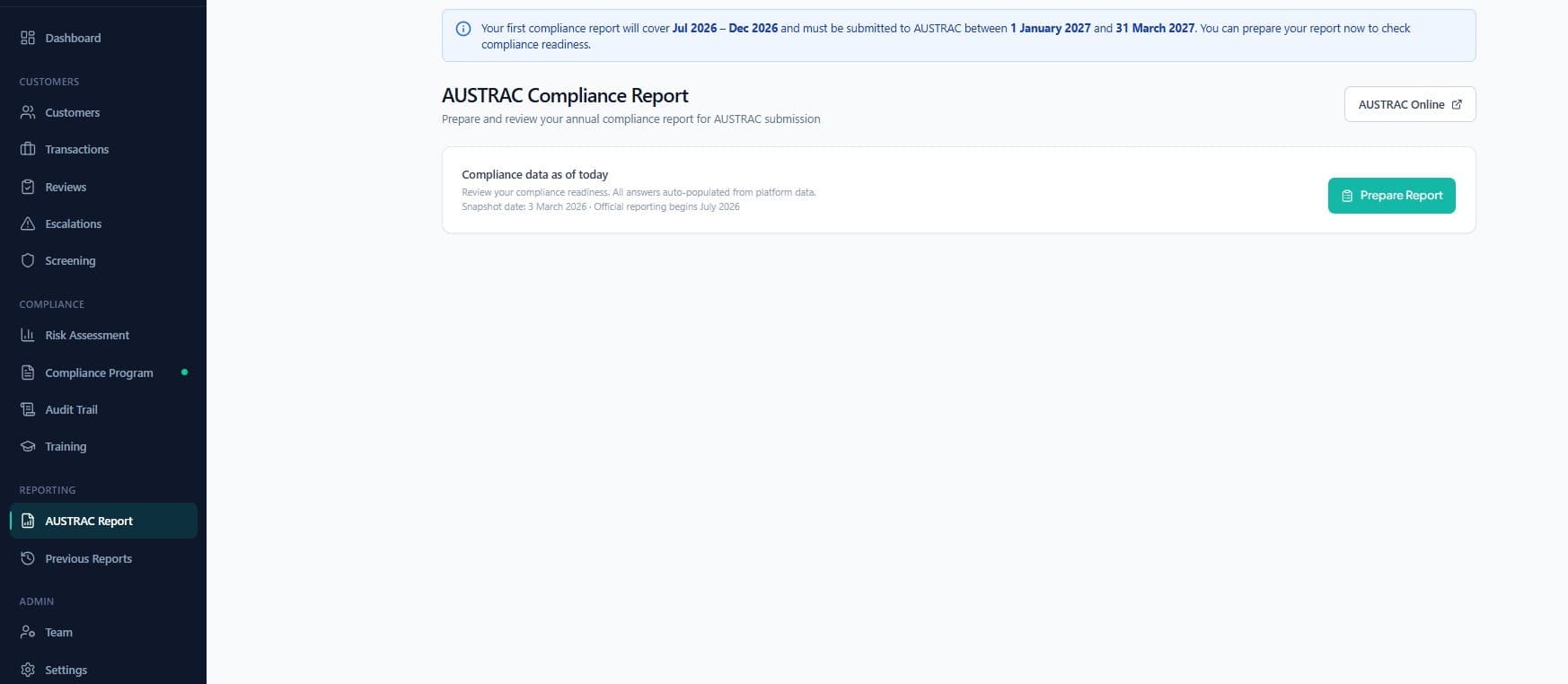 AMLTranche screenshot 5